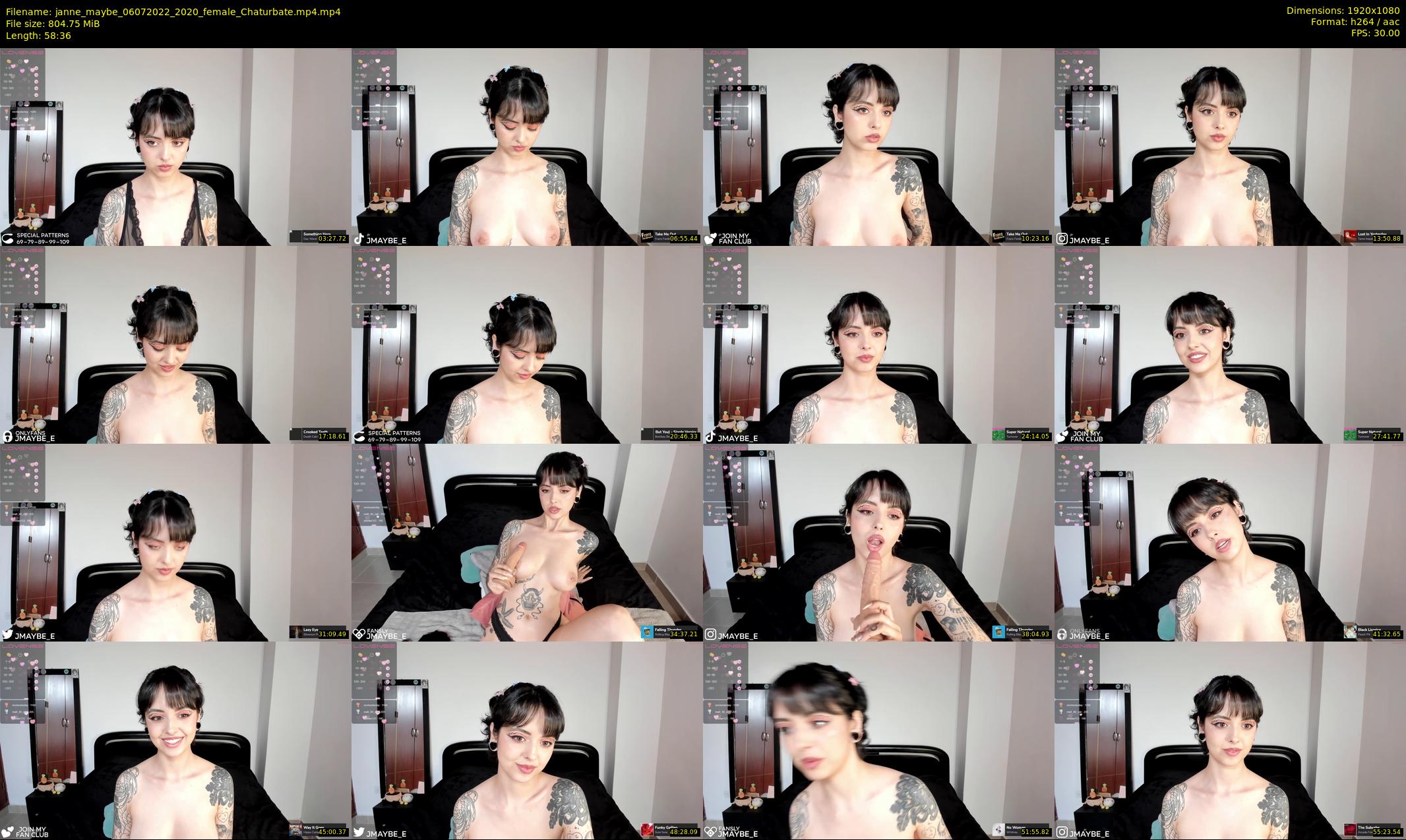janne_maybe — 59 minute Chaturbate female cam show recording, 1080p, Jul 6, 2022