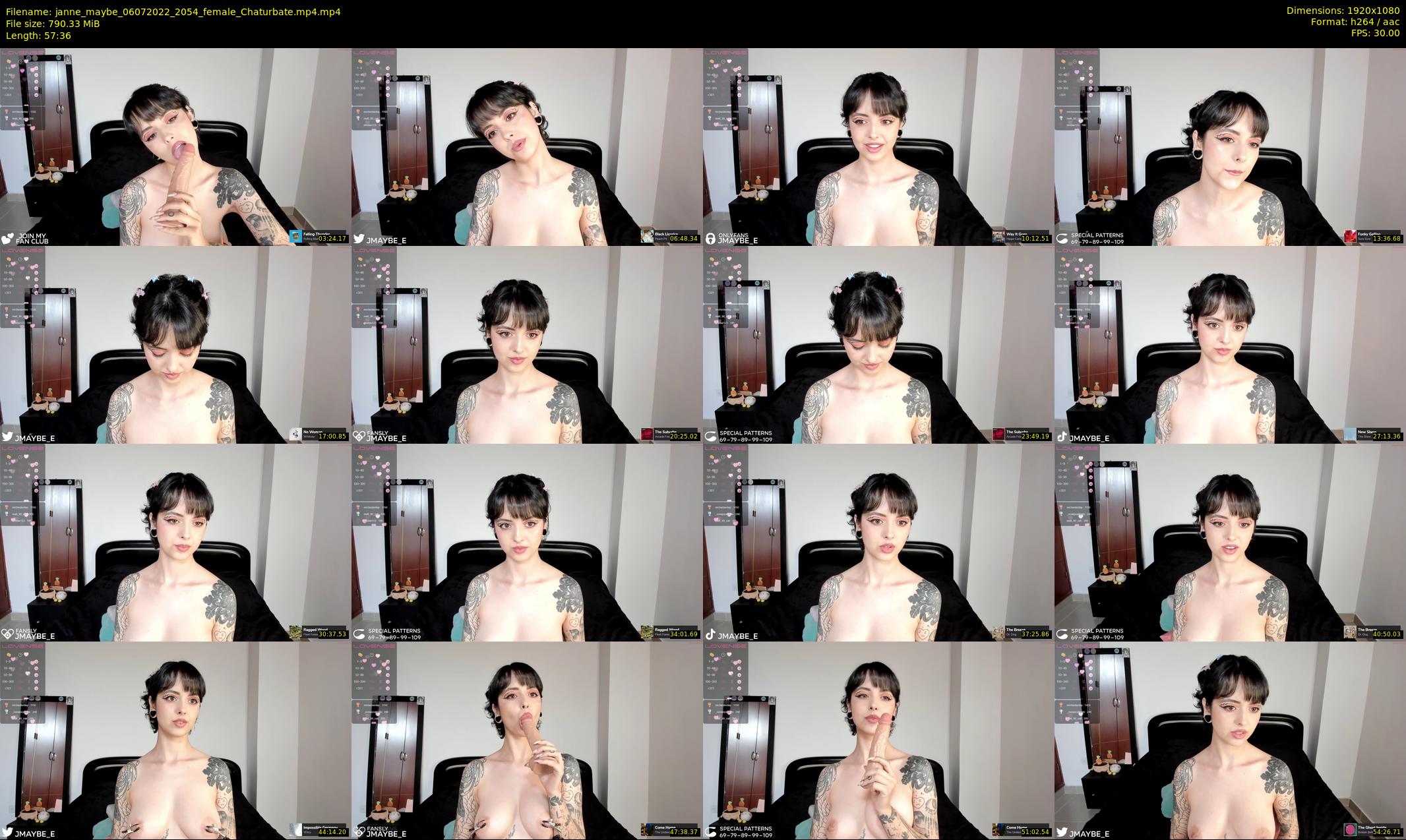 janne_maybe — 58 minute Chaturbate female cam show recording, 1080p, Jul 6, 2022