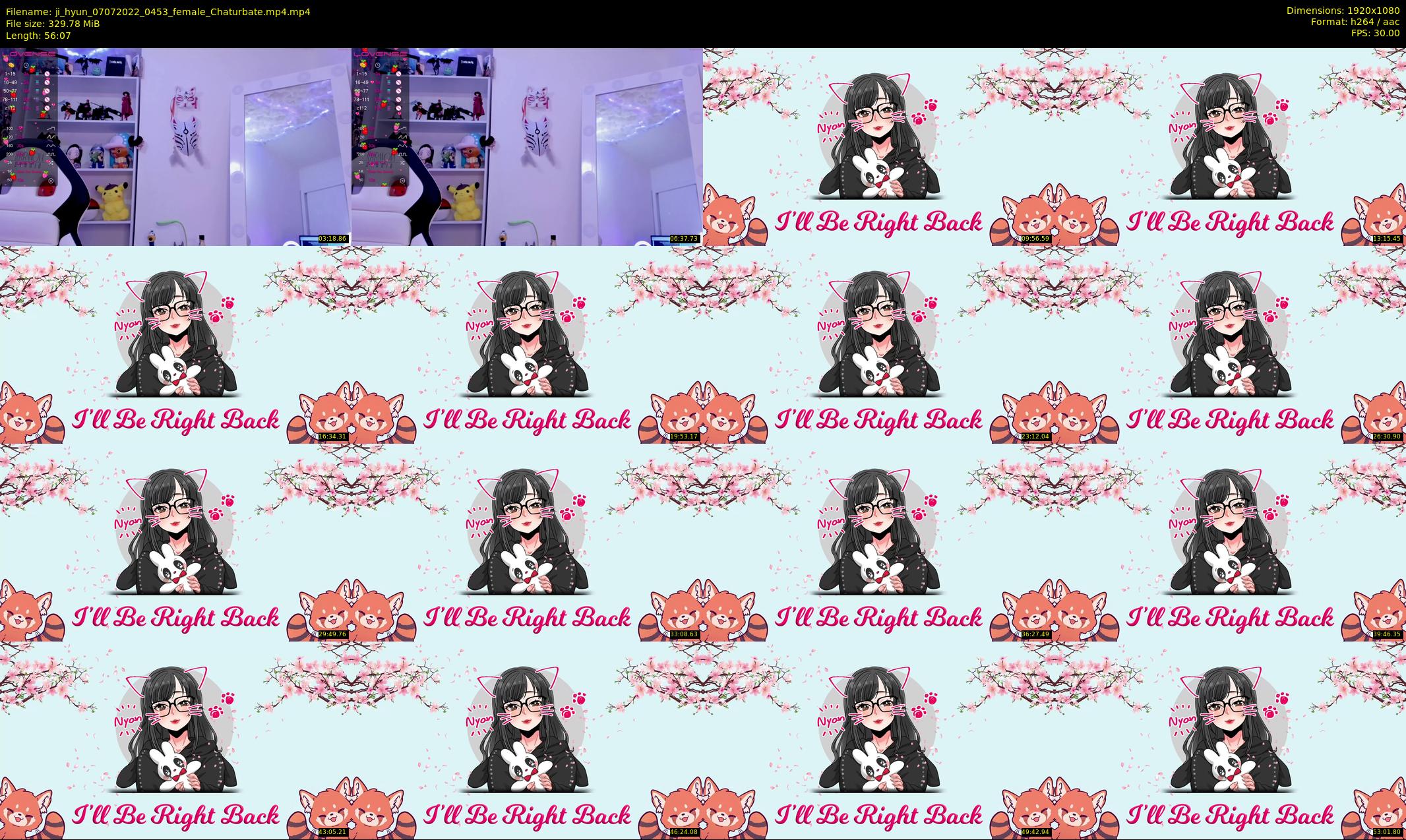 ji_hyun — 57 minute Chaturbate female cam show recording, 1080p, Jul 7, 2022