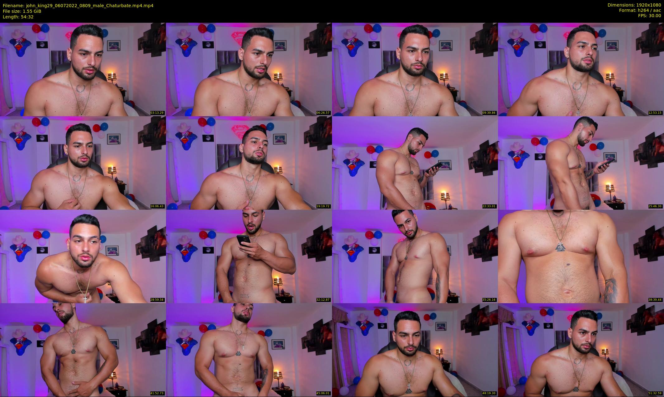 john_king29 — 55 minute Chaturbate male cam show recording, 1080p, Jul 6, 2022