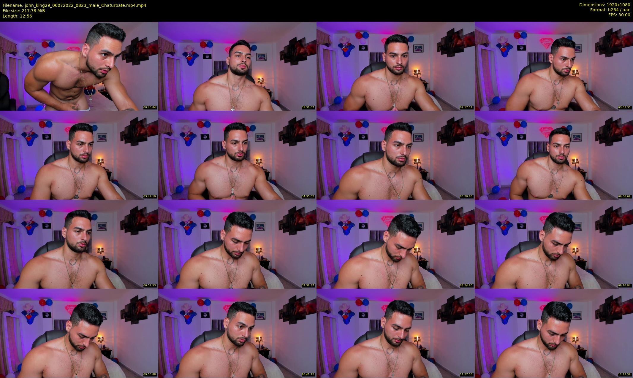 john_king29 — 13 minute Chaturbate male cam show recording, 1080p, Jul 6, 2022