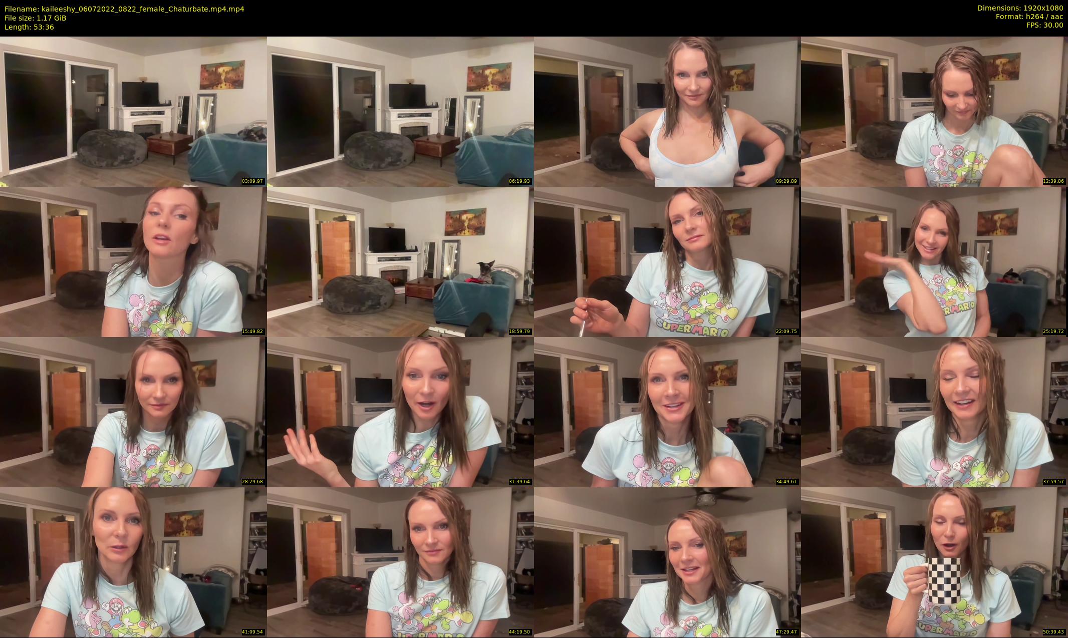 kaileeshy — 54 minute Chaturbate female cam show recording, 1080p, Jul 6, 2022