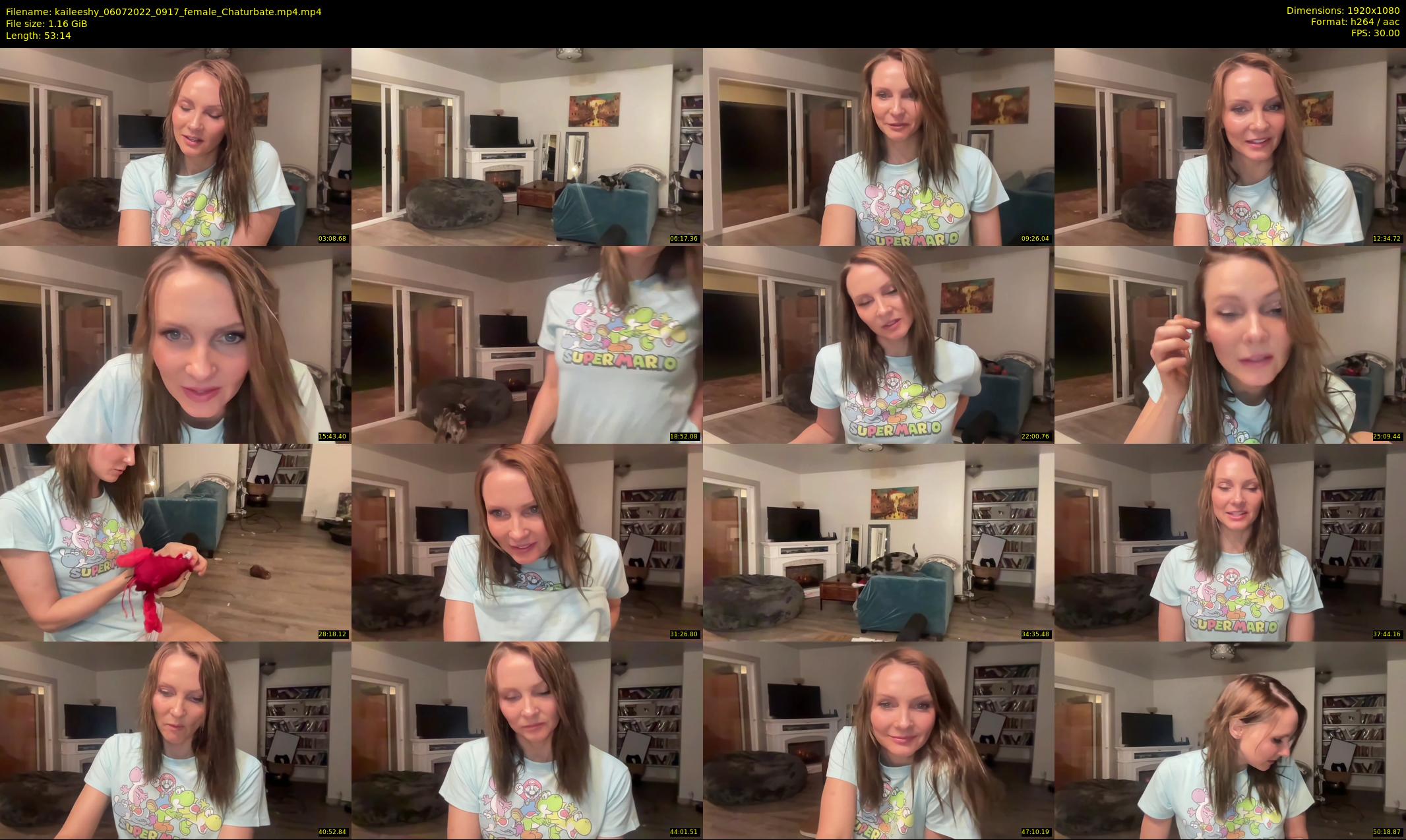 kaileeshy — 54 minute Chaturbate female cam show recording, 1080p, Jul 6, 2022