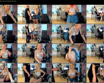 karinadeniss — 56 minute Chaturbate couple cam show recording, 1080p, Jul 6, 2022