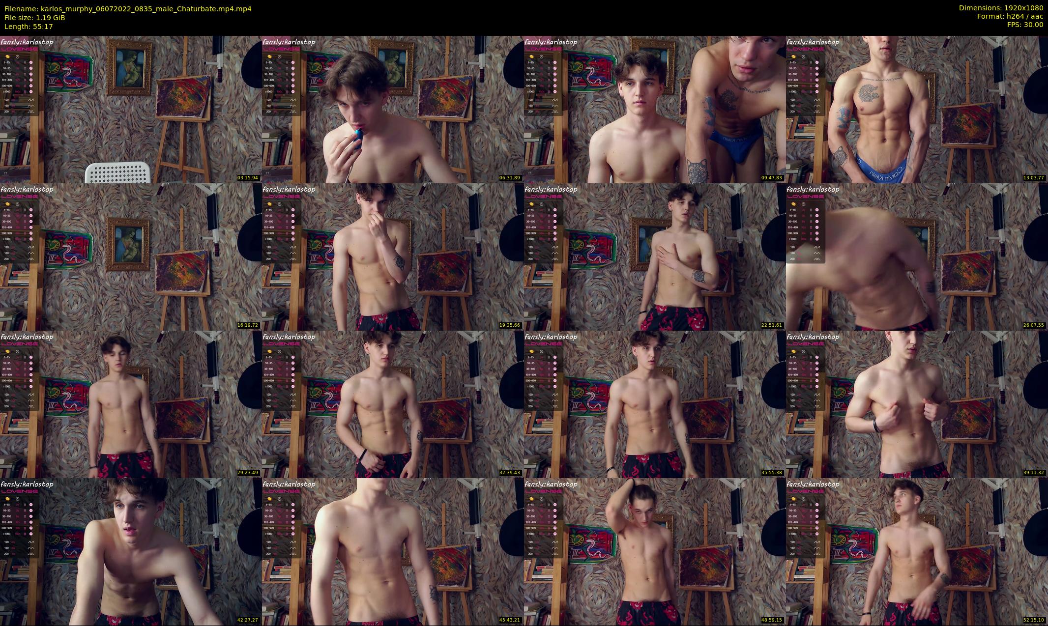 karlos_murphy — 56 minute Chaturbate male cam show recording, 1080p, Jul 6, 2022