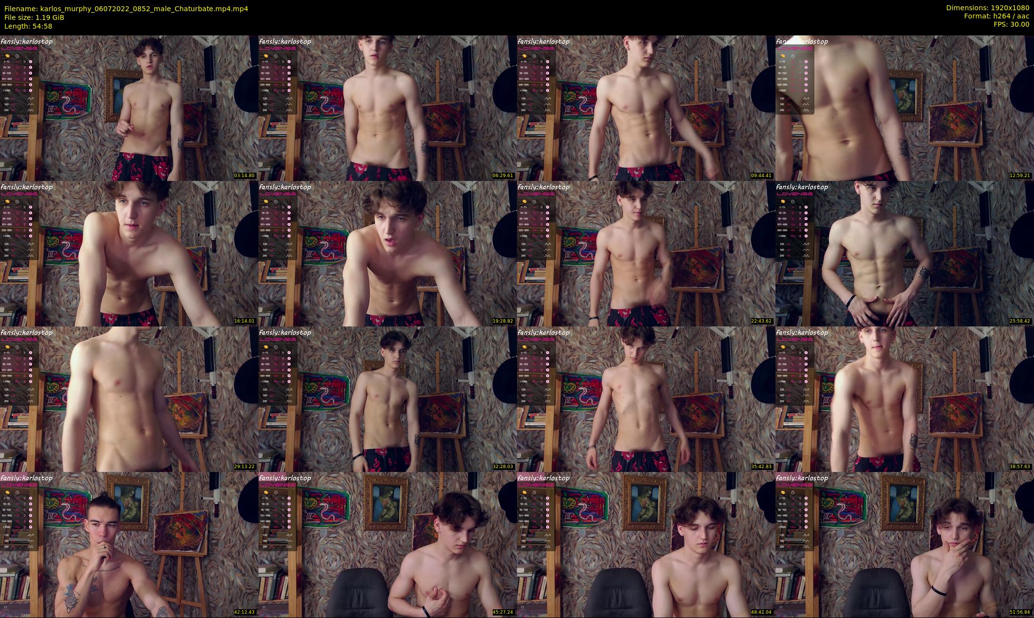 karlos_murphy — 55 minute Chaturbate male cam show recording, 1080p, Jul 6, 2022