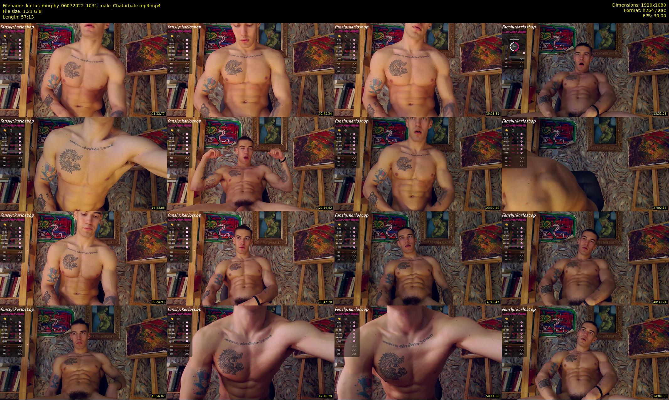 karlos_murphy — 58 minute Chaturbate male cam show recording, 1080p, Jul 6, 2022