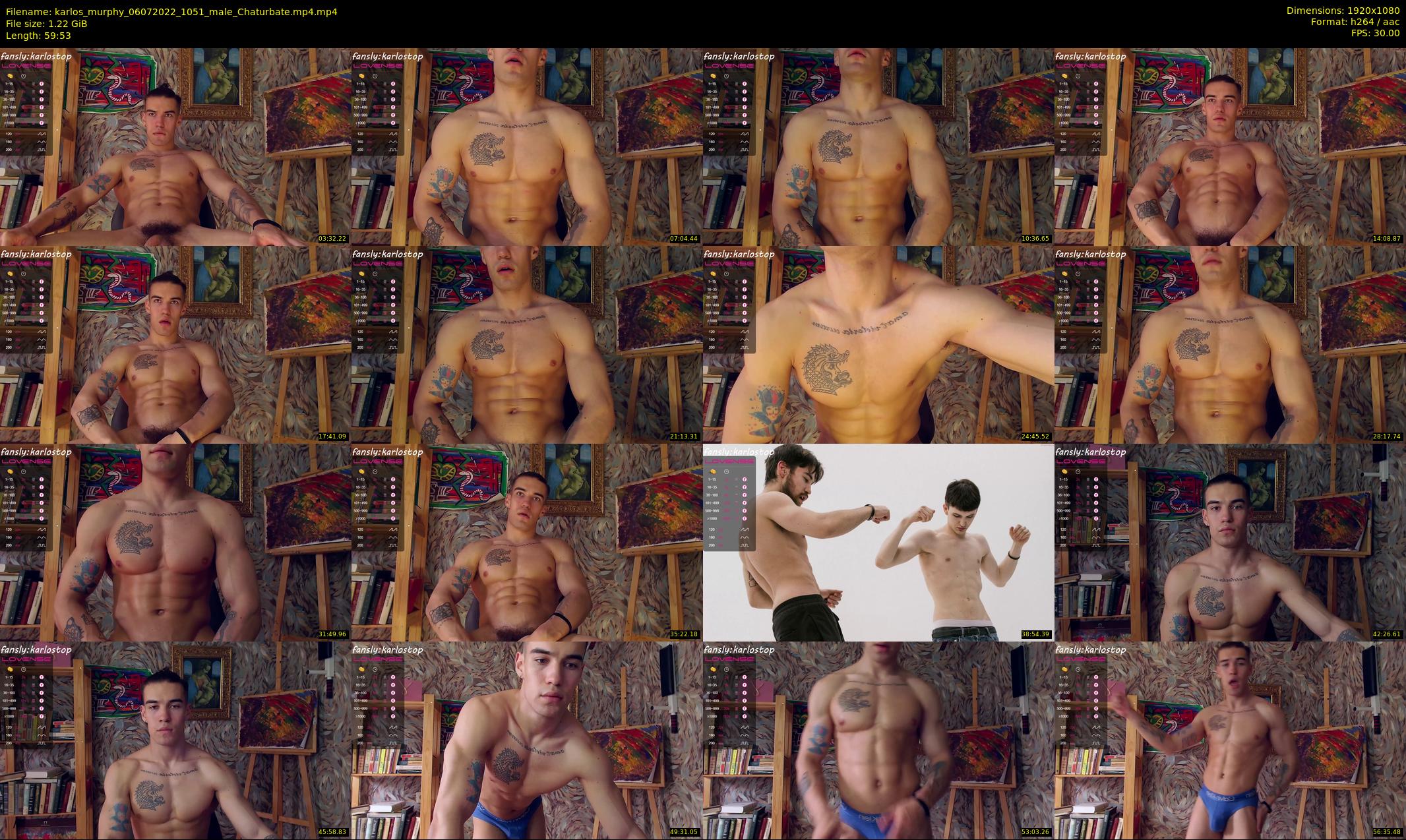 karlos_murphy — 60 minute Chaturbate male cam show recording, 1080p, Jul 6, 2022
