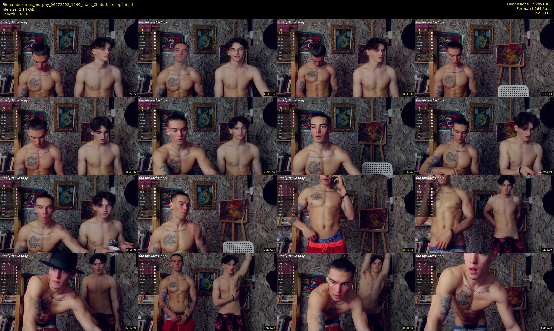 karlos_murphy — 57 minute Chaturbate male cam show recording, 1080p, Jul 6, 2022