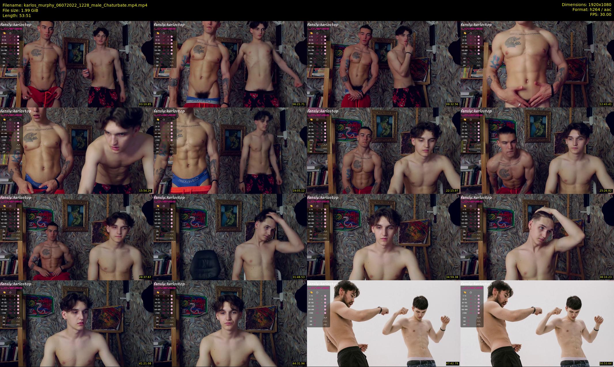 karlos_murphy — 54 minute Chaturbate male cam show recording, 1080p, Jul 6, 2022