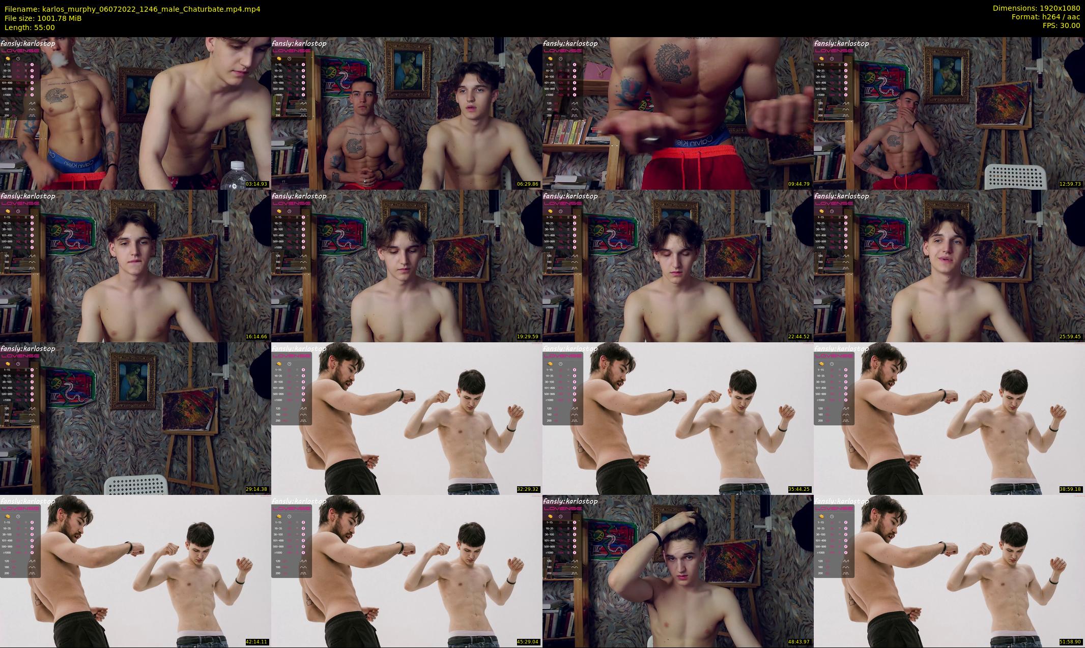 karlos_murphy — 55 minute Chaturbate male cam show recording, 1080p, Jul 6, 2022