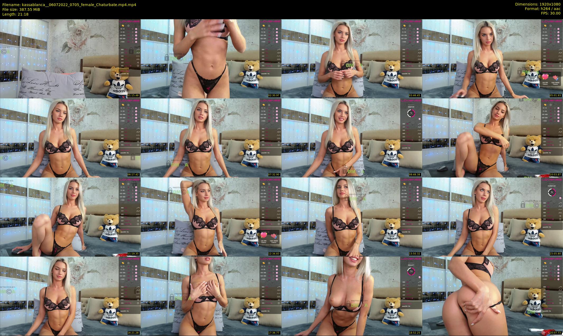 kassablanca_ — 22 minute Chaturbate female cam show recording, 1080p, Jul 6, 2022