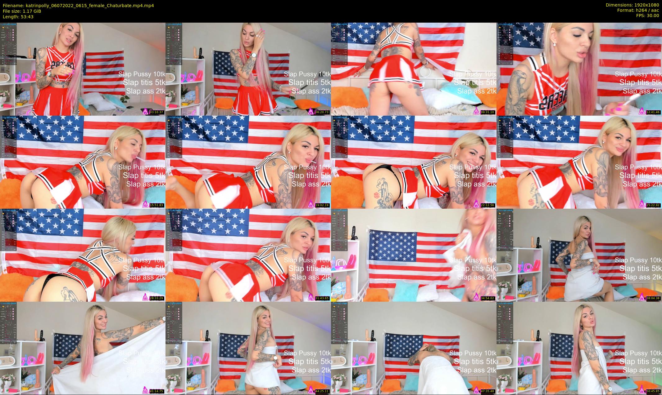 katrinpolly — 54 minute Chaturbate couple cam show recording, 1080p, Jul 6, 2022