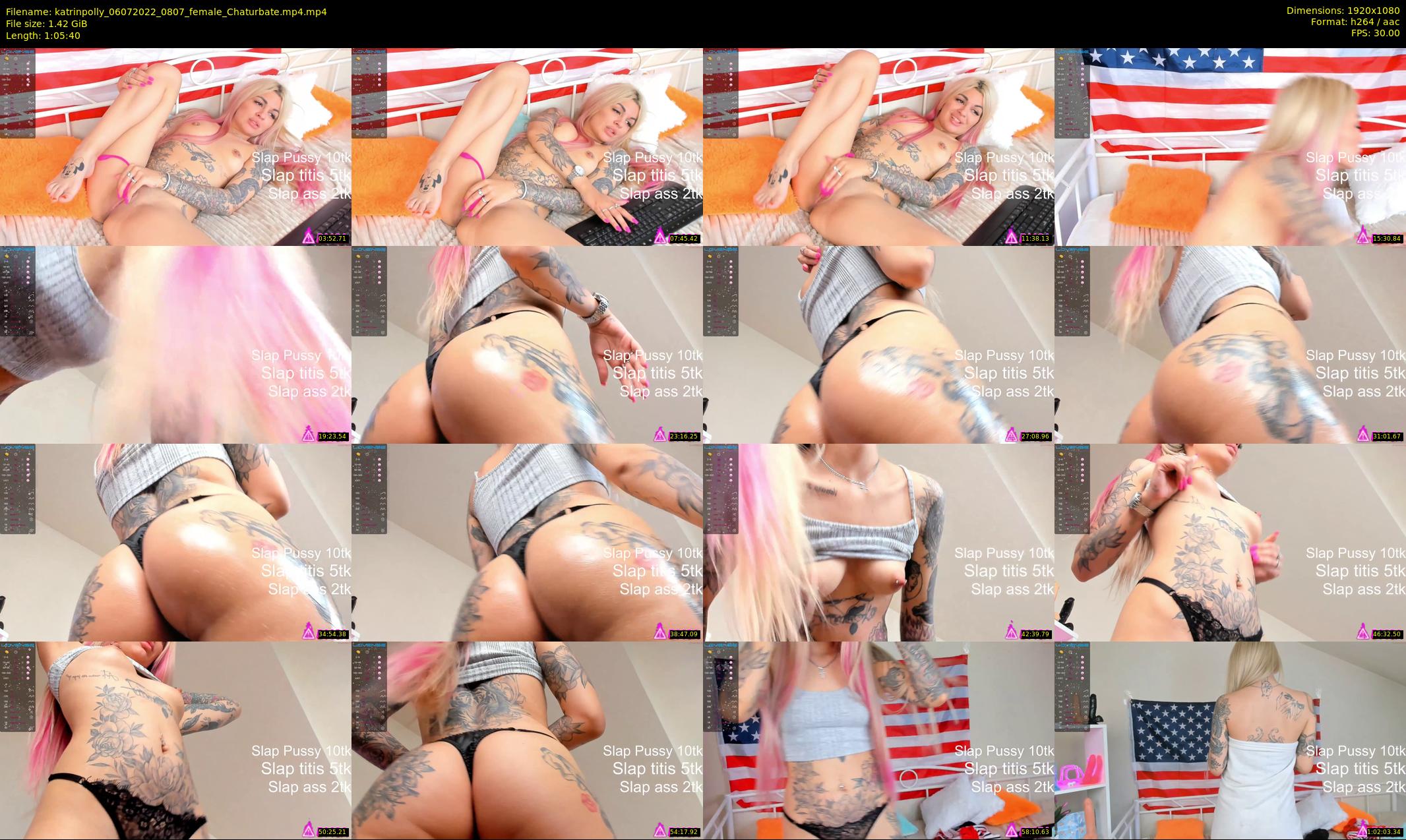 katrinpolly — 66 minute Chaturbate couple cam show recording, 1080p, Jul 6, 2022