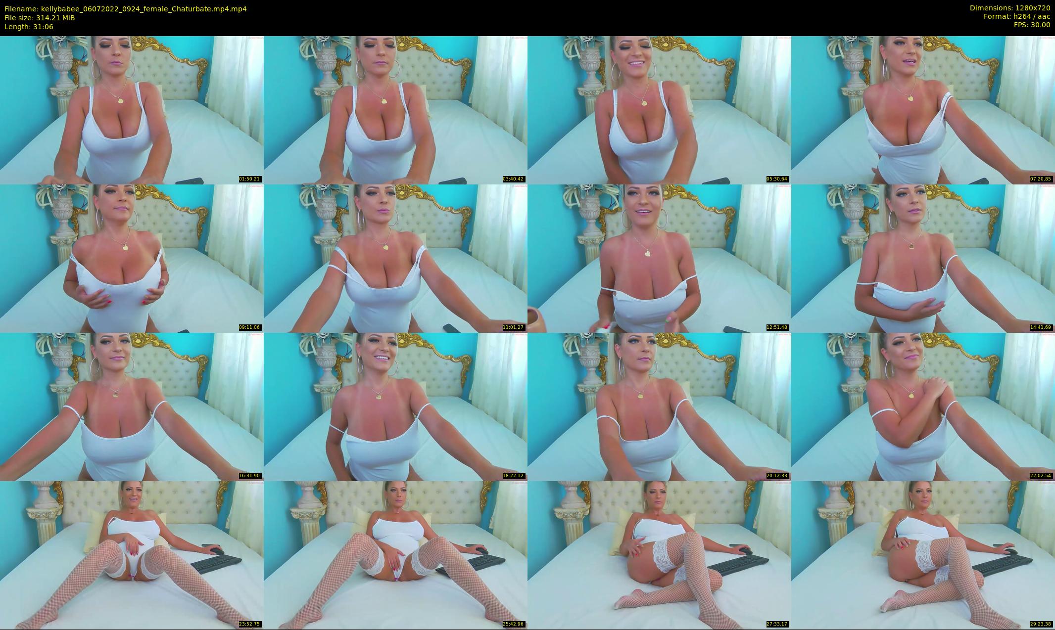 kellybabee — 32 minute Chaturbate female cam show recording, 720p, Jul 6, 2022