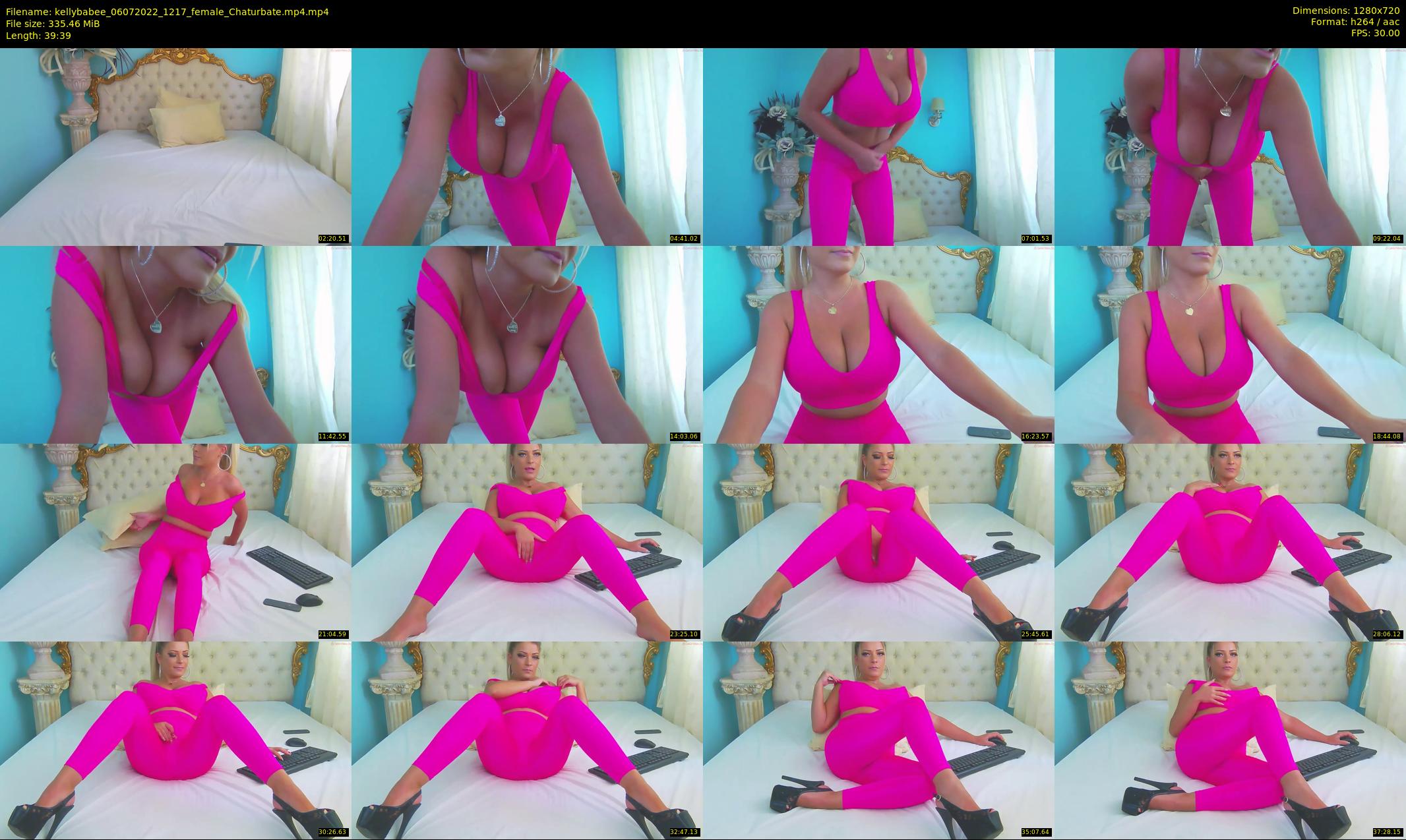kellybabee — 40 minute Chaturbate female cam show recording, 720p, Jul 6, 2022