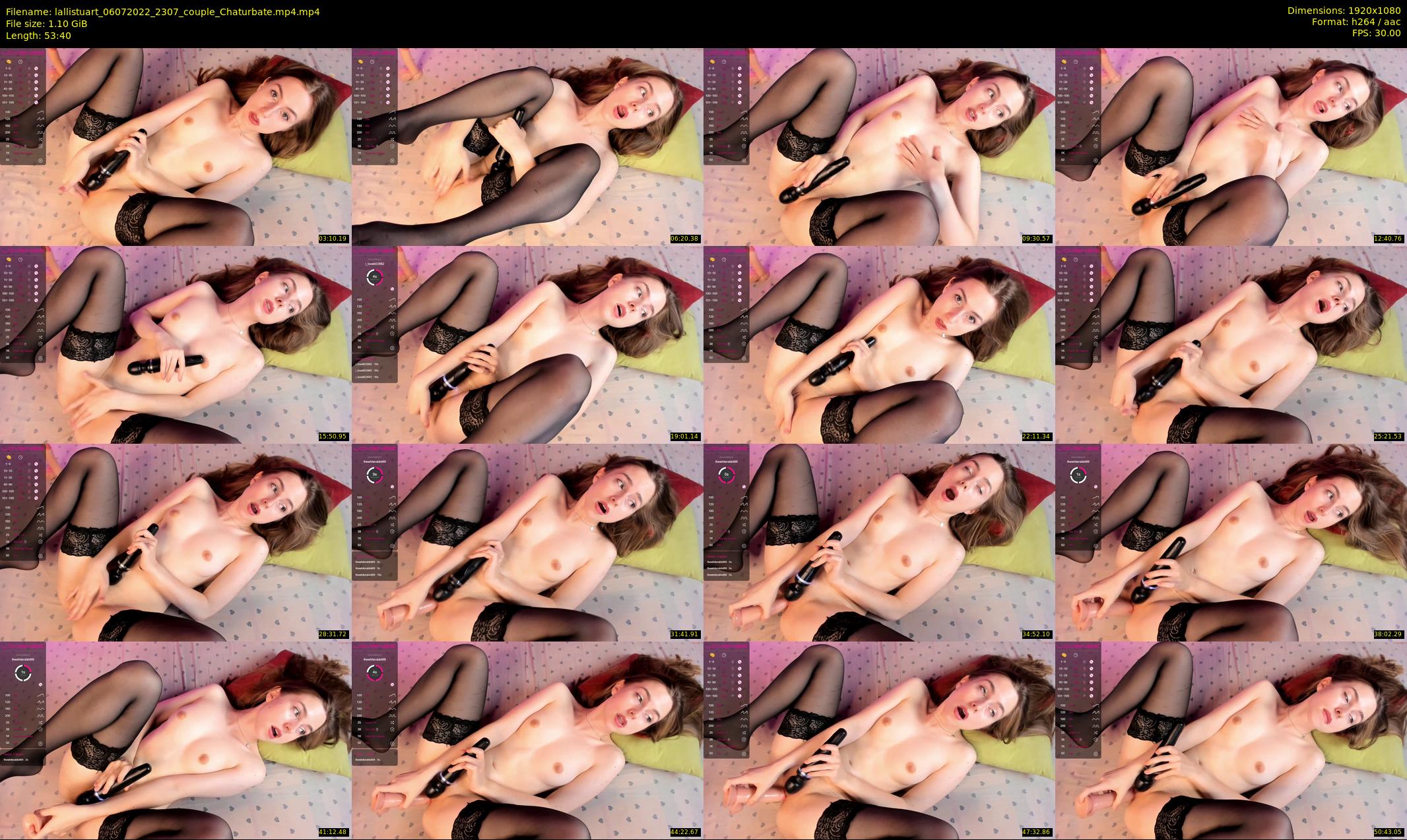 lallistuart — 54 minute Chaturbate female cam show recording, 1080p, Jul 6, 2022