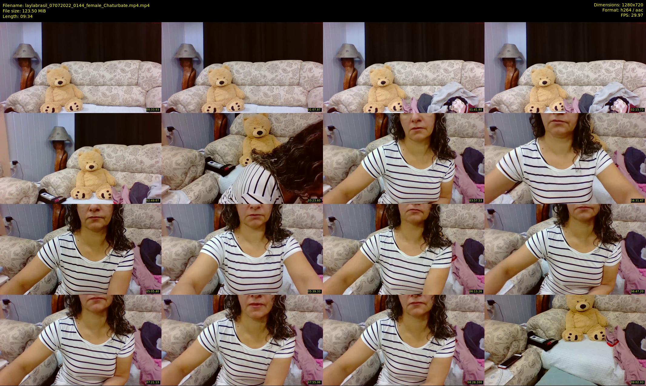 laylabrasil — 10 minute Chaturbate female cam show recording, 720p, Jul 7, 2022