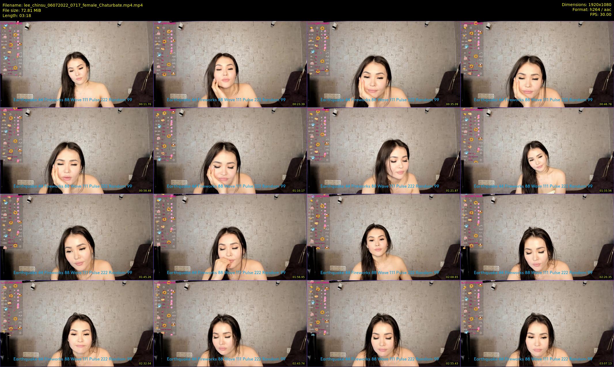 lee_chinsu — 4 minute Chaturbate female cam show recording, 1080p, Jul 6, 2022
