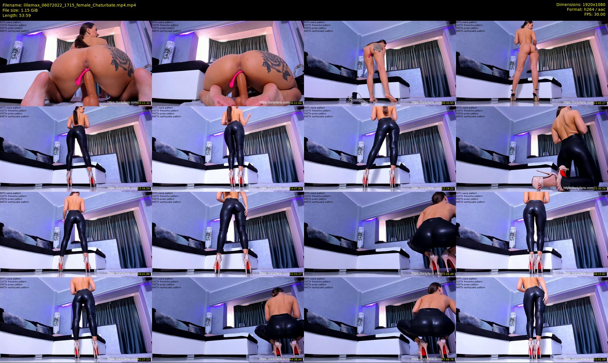 lillemax — 54 minute Chaturbate female cam show recording, 1080p, Jul 6, 2022