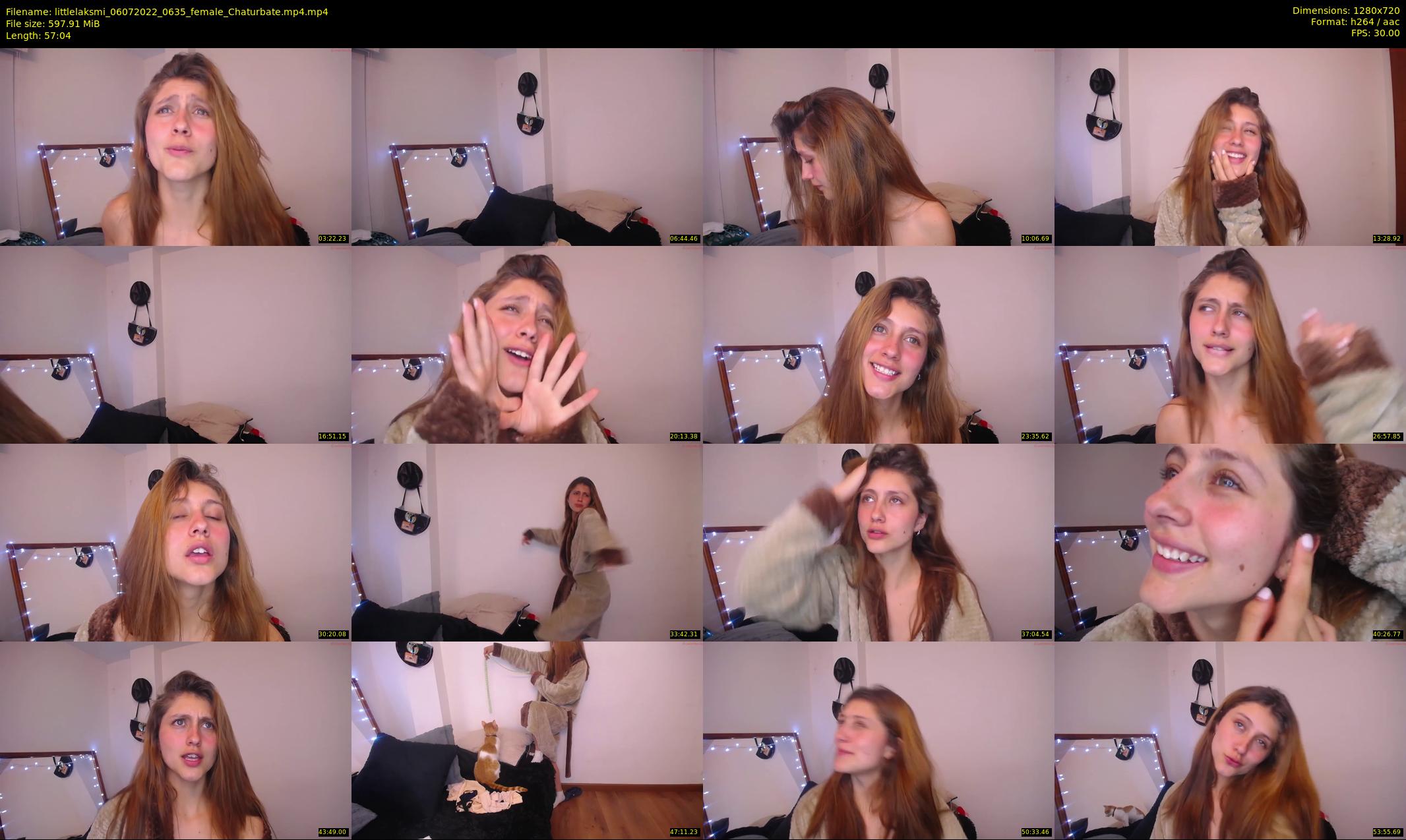 littlelaksmi — 58 minute Chaturbate female cam show recording, 720p, Jul 6, 2022