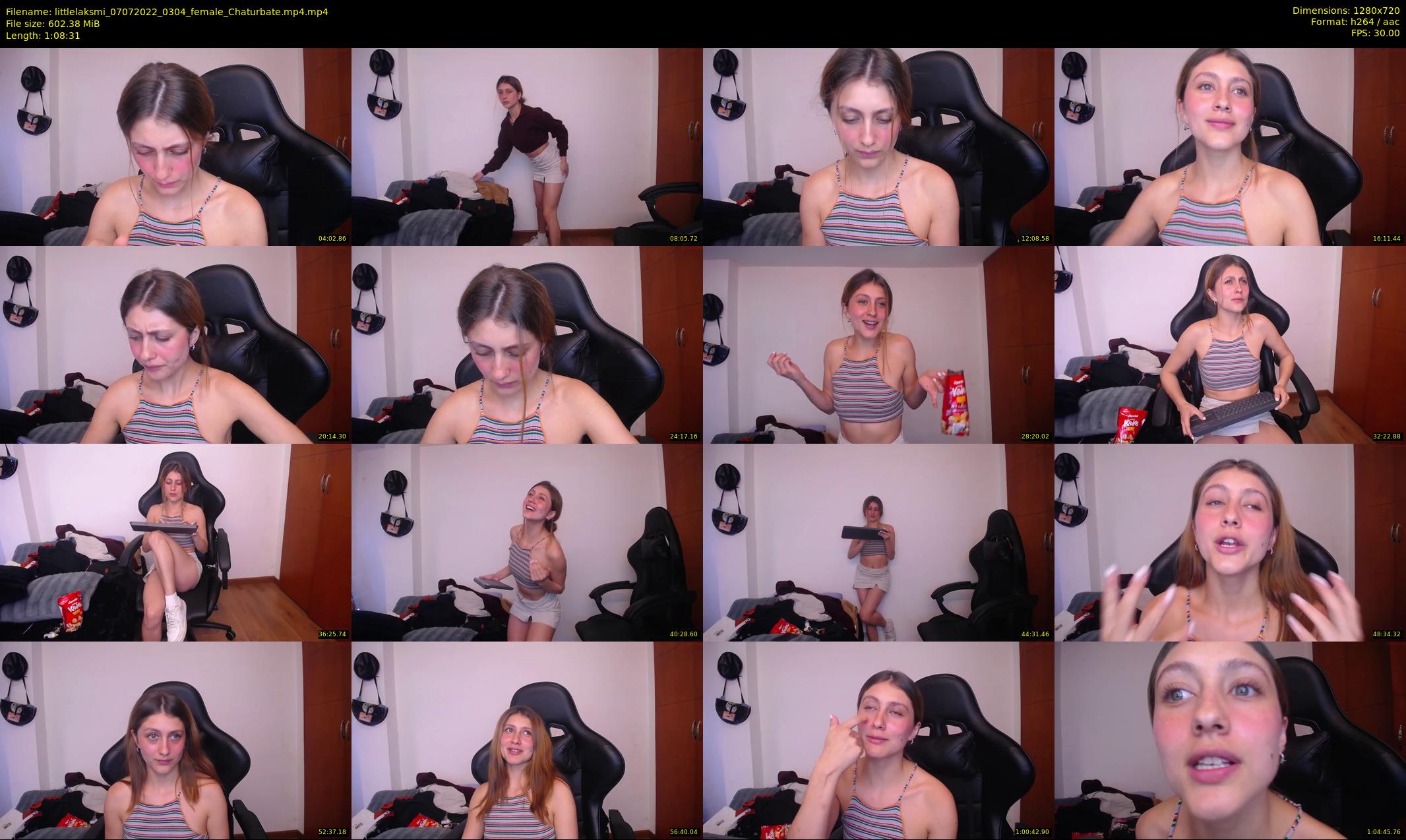 littlelaksmi — 69 minute Chaturbate female cam show recording, 720p, Jul 7, 2022