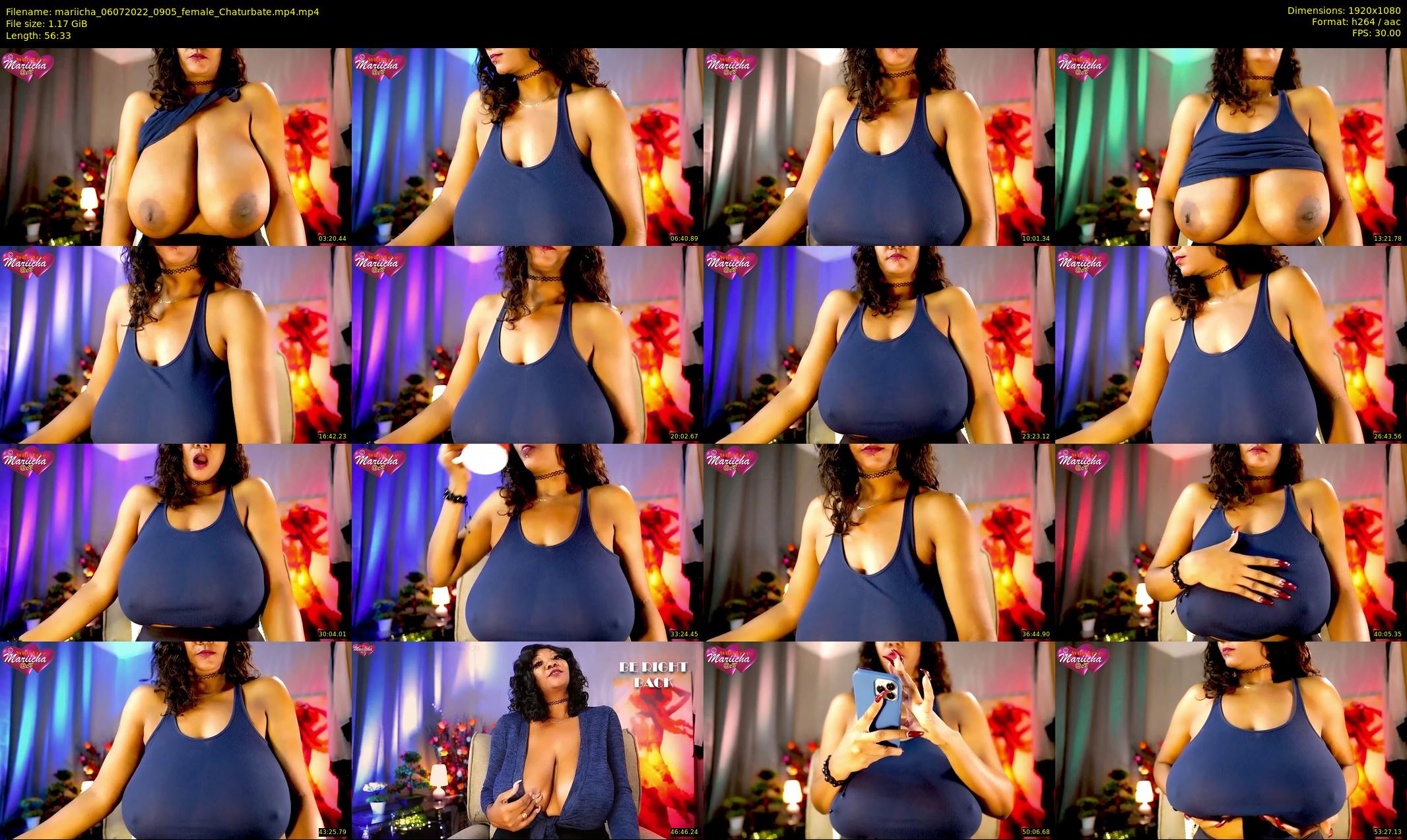 mariicha — 57 minute Chaturbate female cam show recording, 1080p, Jul 6, 2022