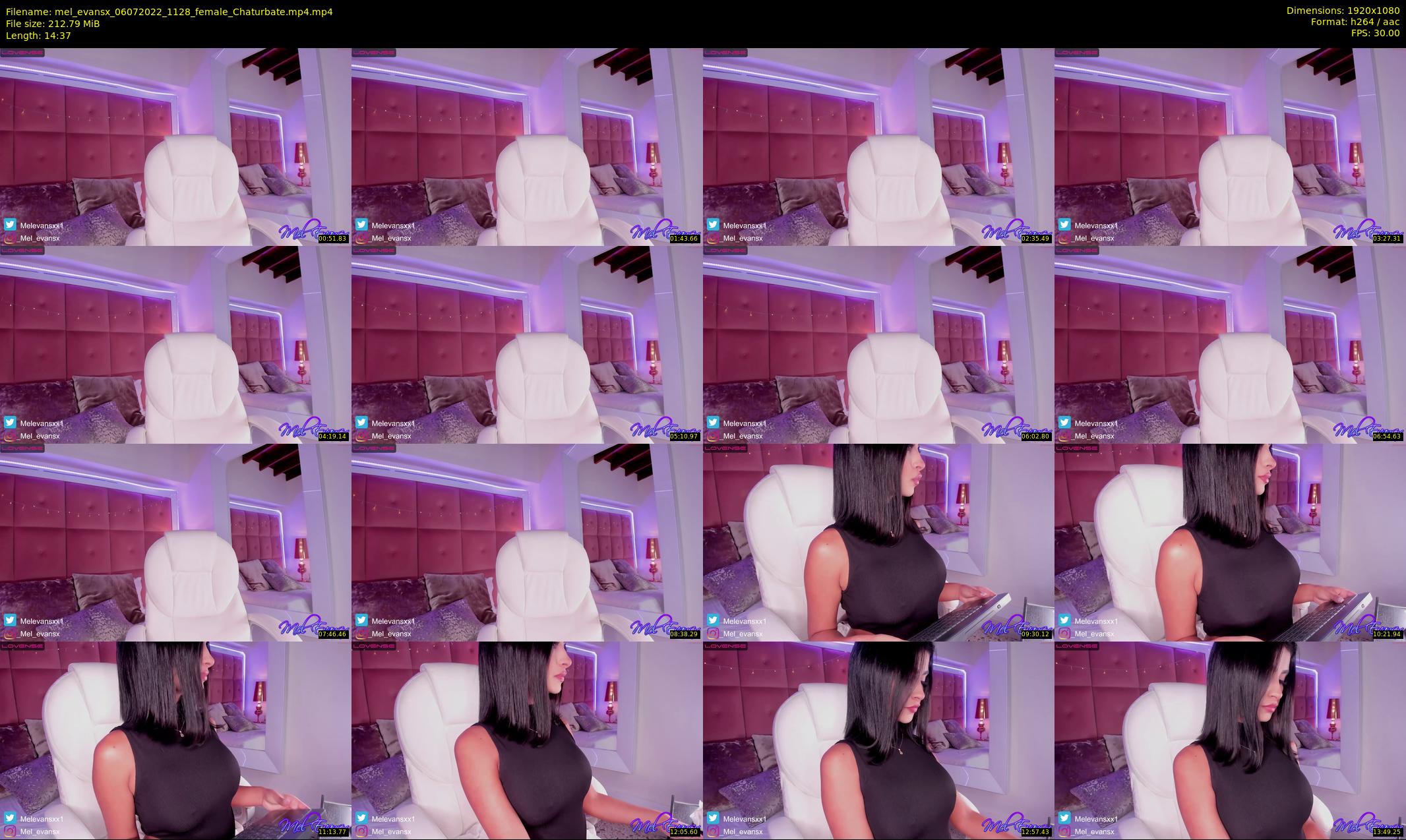 mel_evansx — 15 minute Chaturbate female cam show recording, 1080p, Jul 6, 2022