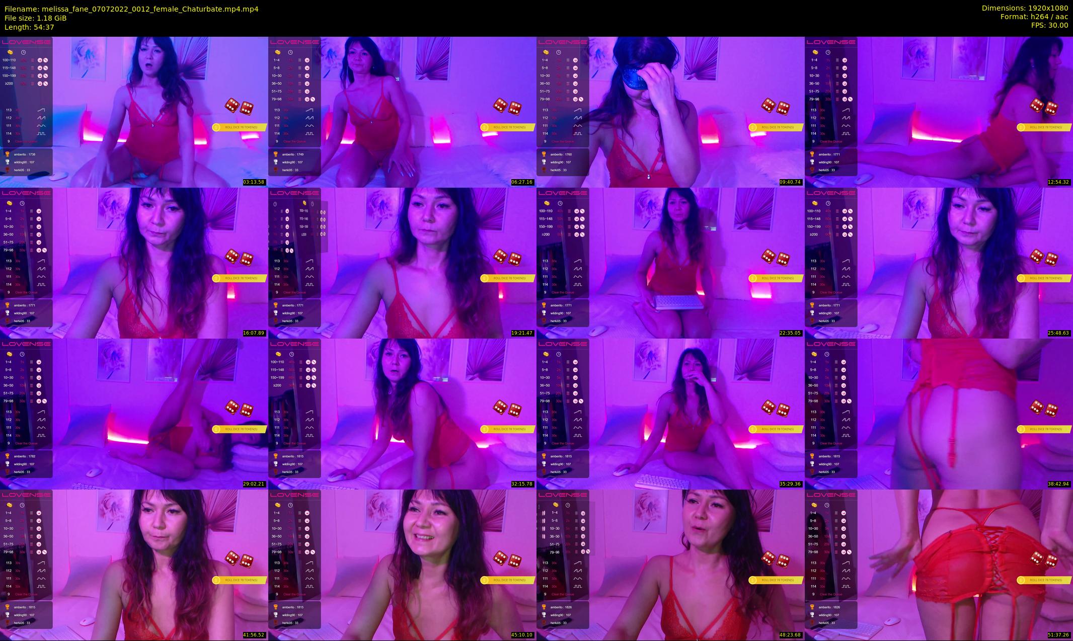 melissa_fane — 55 minute Chaturbate female cam show recording, 1080p, Jul 7, 2022