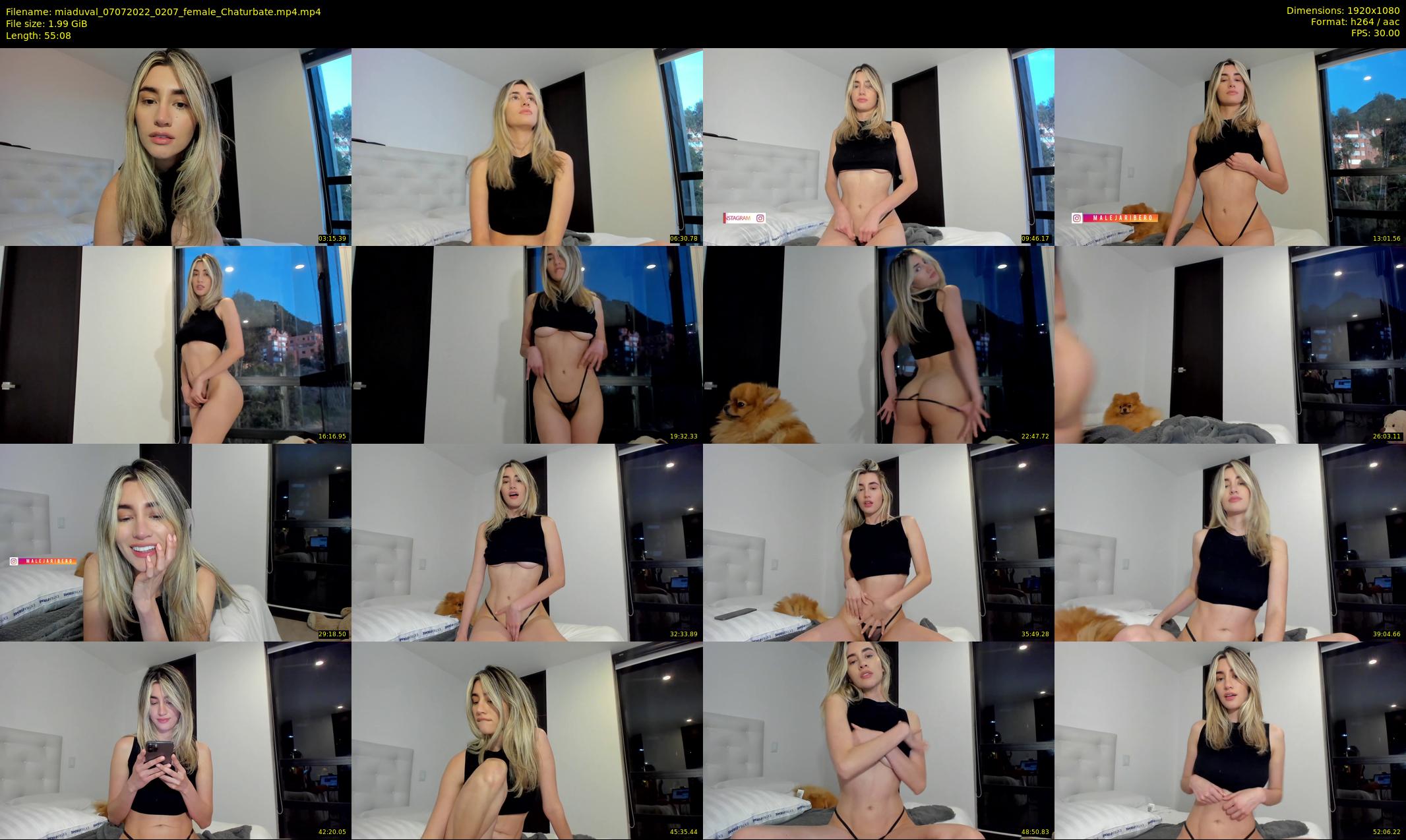miaduval — 56 minute Chaturbate female cam show recording, 1080p, Jul 7, 2022