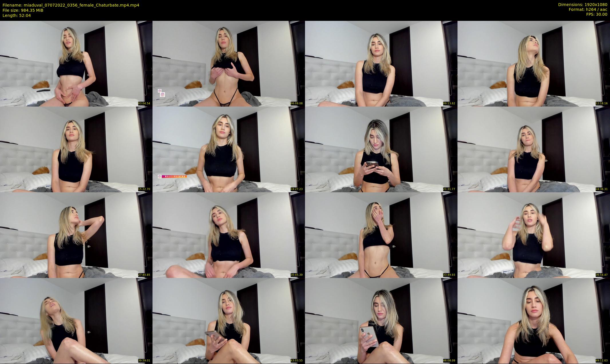 miaduval — 53 minute Chaturbate female cam show recording, 1080p, Jul 7, 2022