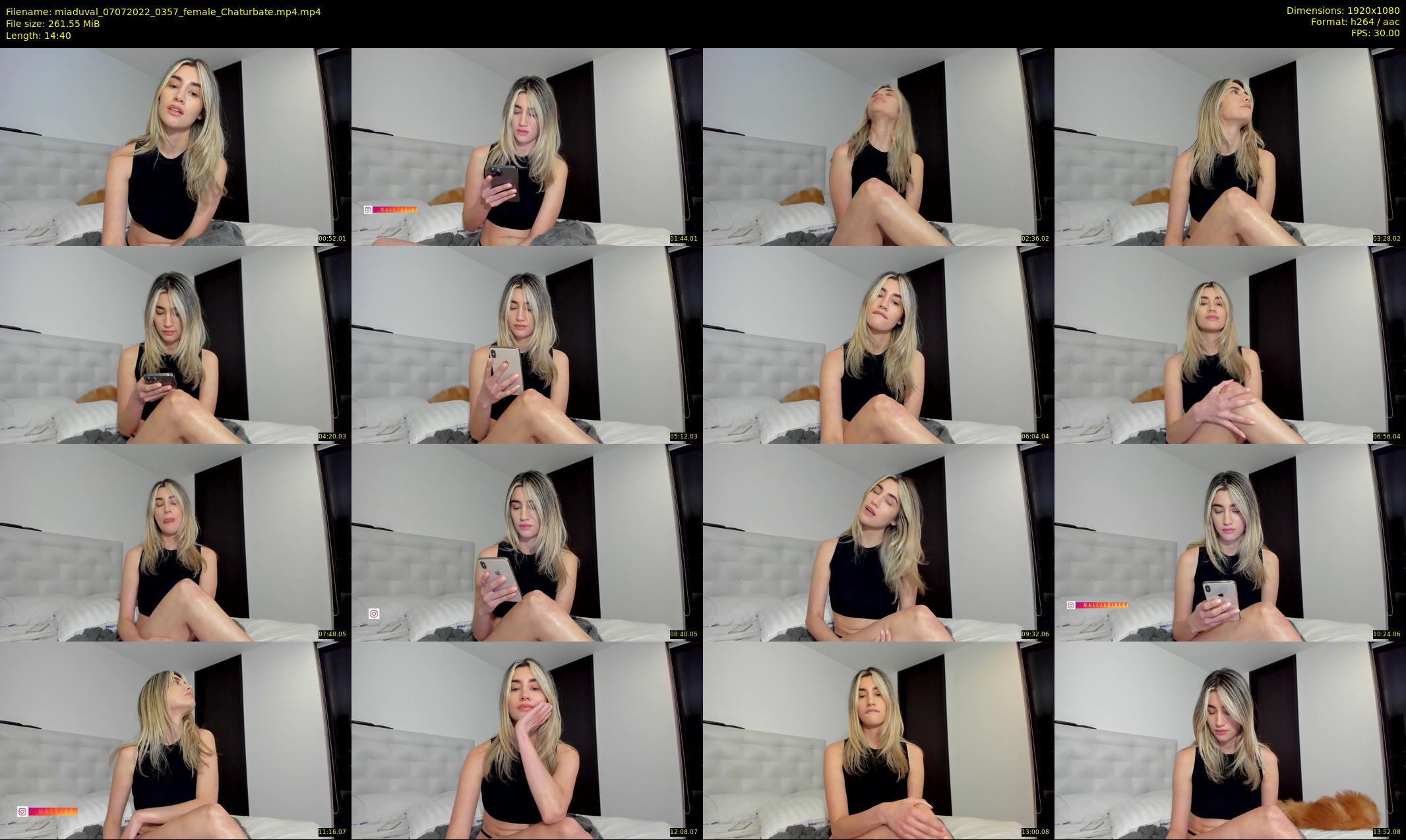 miaduval — 15 minute Chaturbate female cam show recording, 1080p, Jul 7, 2022