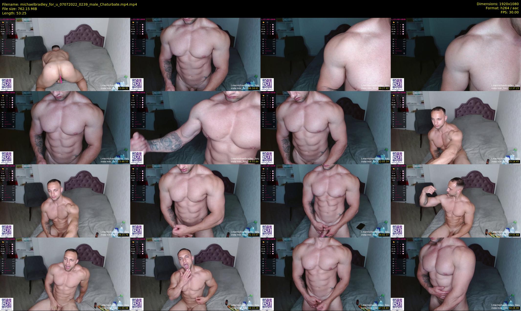 michaelbradley_for_u — 54 minute Chaturbate male cam show recording, 1080p, Jul 7, 2022