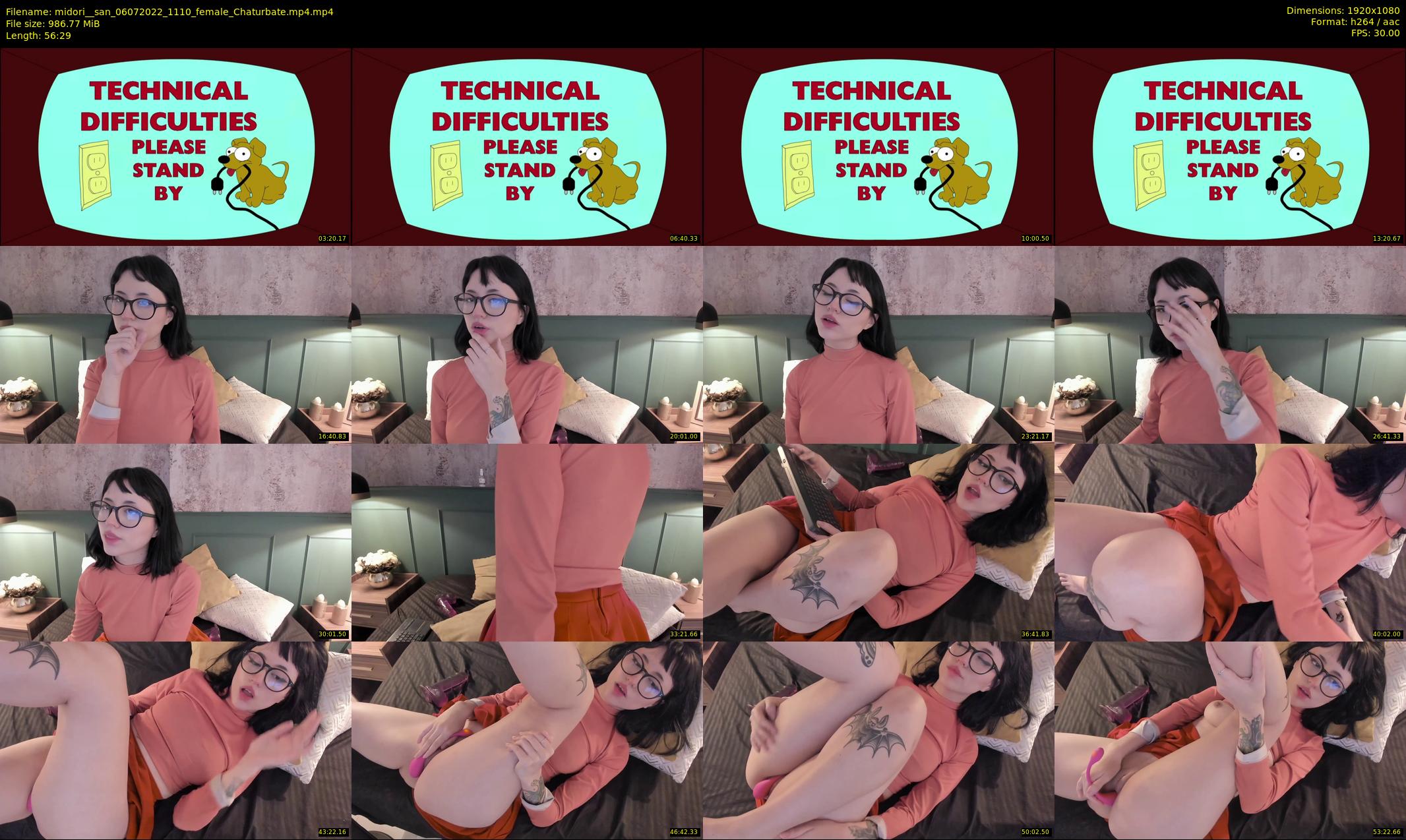 midori__san — 57 minute Chaturbate female cam show recording, 1080p, Jul 6, 2022