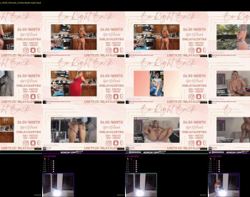 milavalentinax — 5 minute Chaturbate female cam show recording, 720p, Jul 7, 2022