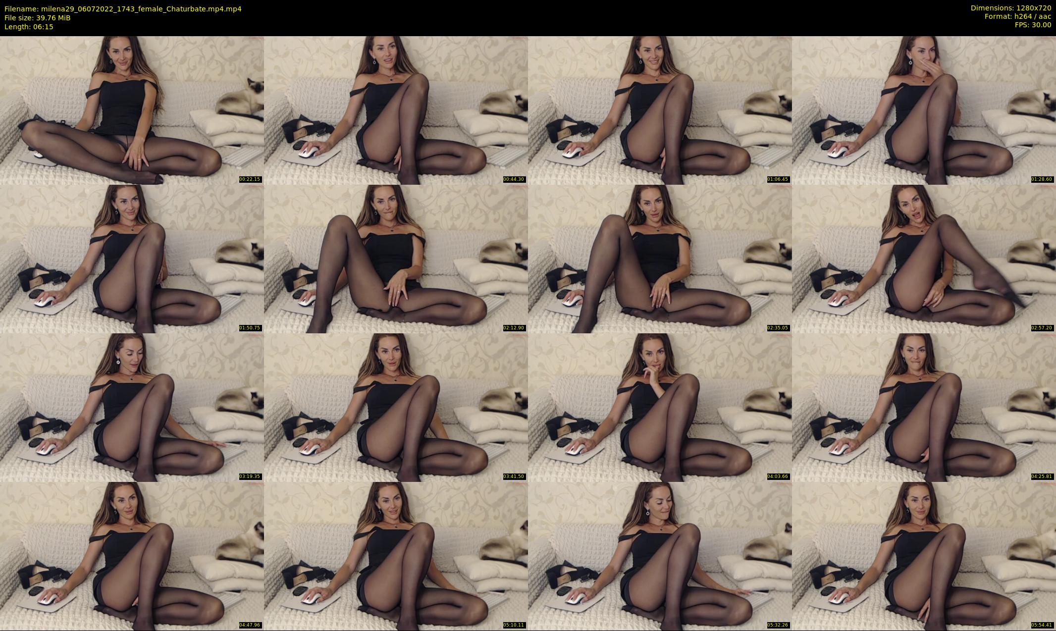 milena29 — 7 minute Chaturbate female cam show recording, 720p, Jul 6, 2022