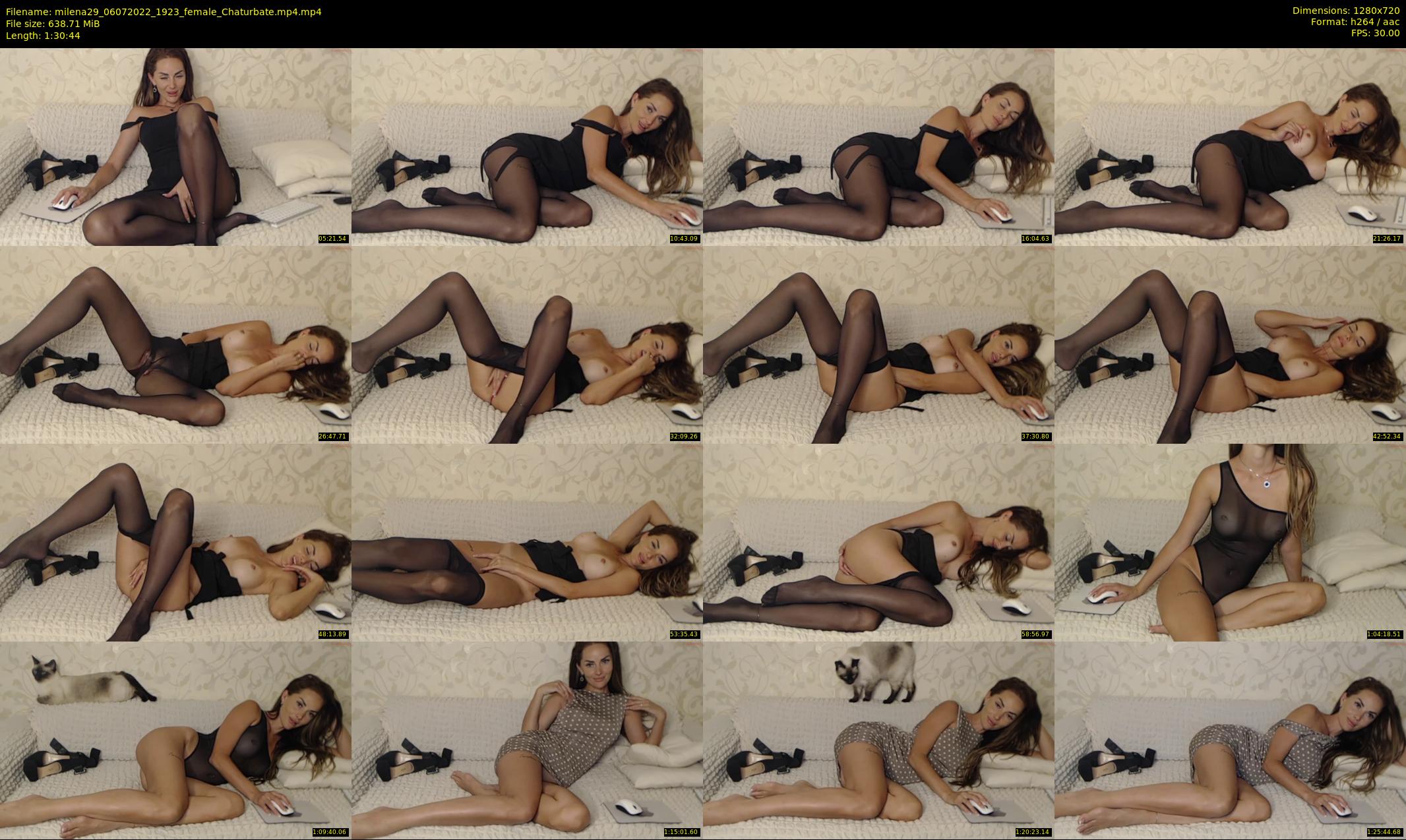 milena29 — 91 minute Chaturbate female cam show recording, 720p, Jul 6, 2022