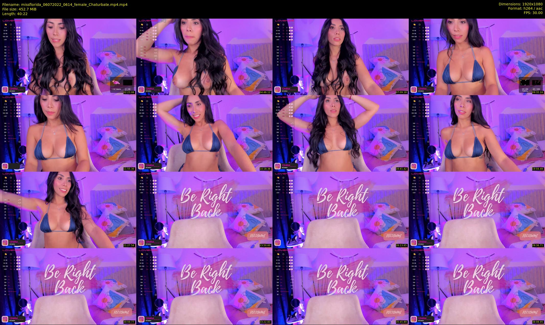 missflorida — 41 minute Chaturbate female cam show recording, 1080p, Jul 6, 2022