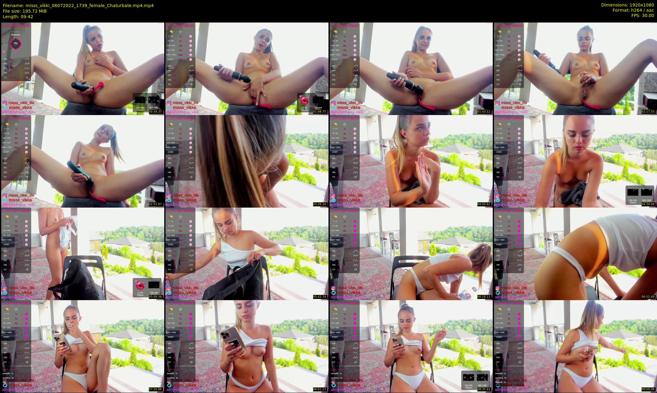 misss_vikki — 10 minute Chaturbate female cam show recording, 1080p, Jul 6, 2022