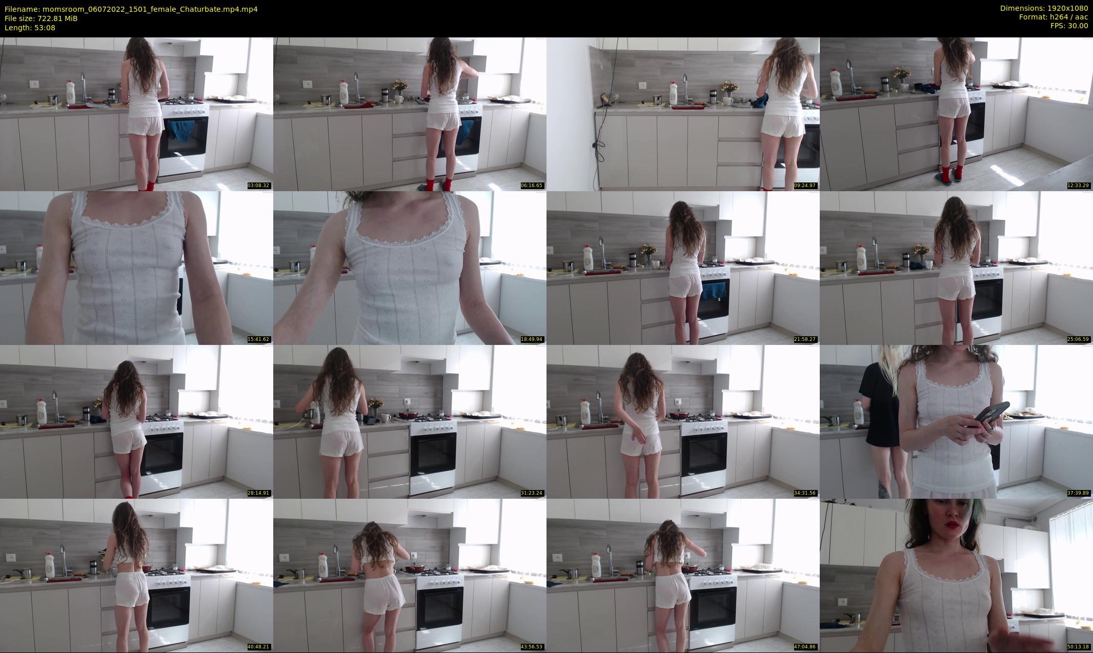 momsroom — 54 minute Chaturbate couple cam show recording, 1080p, Jul 6, 2022
