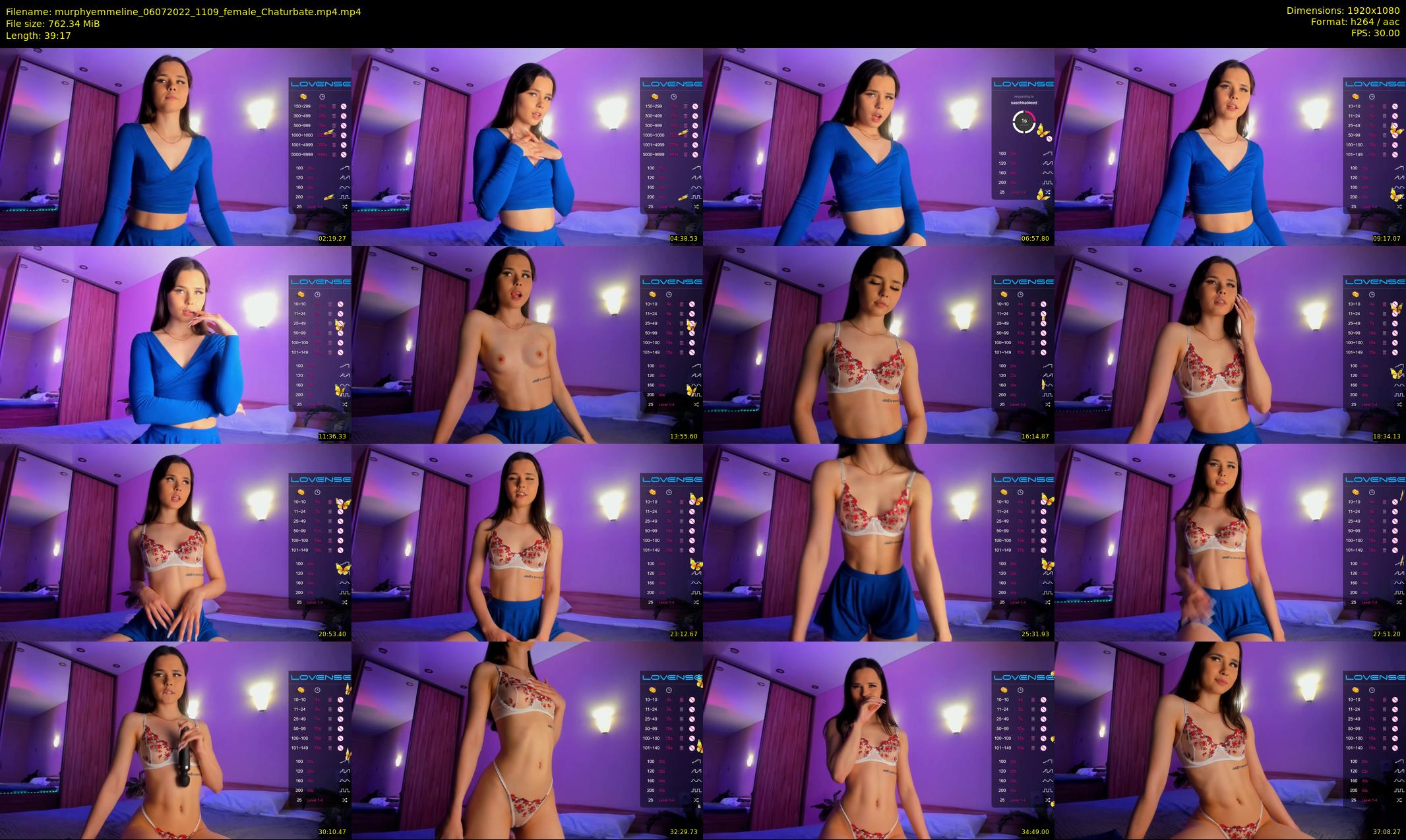 murphyemmeline — 40 minute Chaturbate female cam show recording, 1080p, Jul 6, 2022