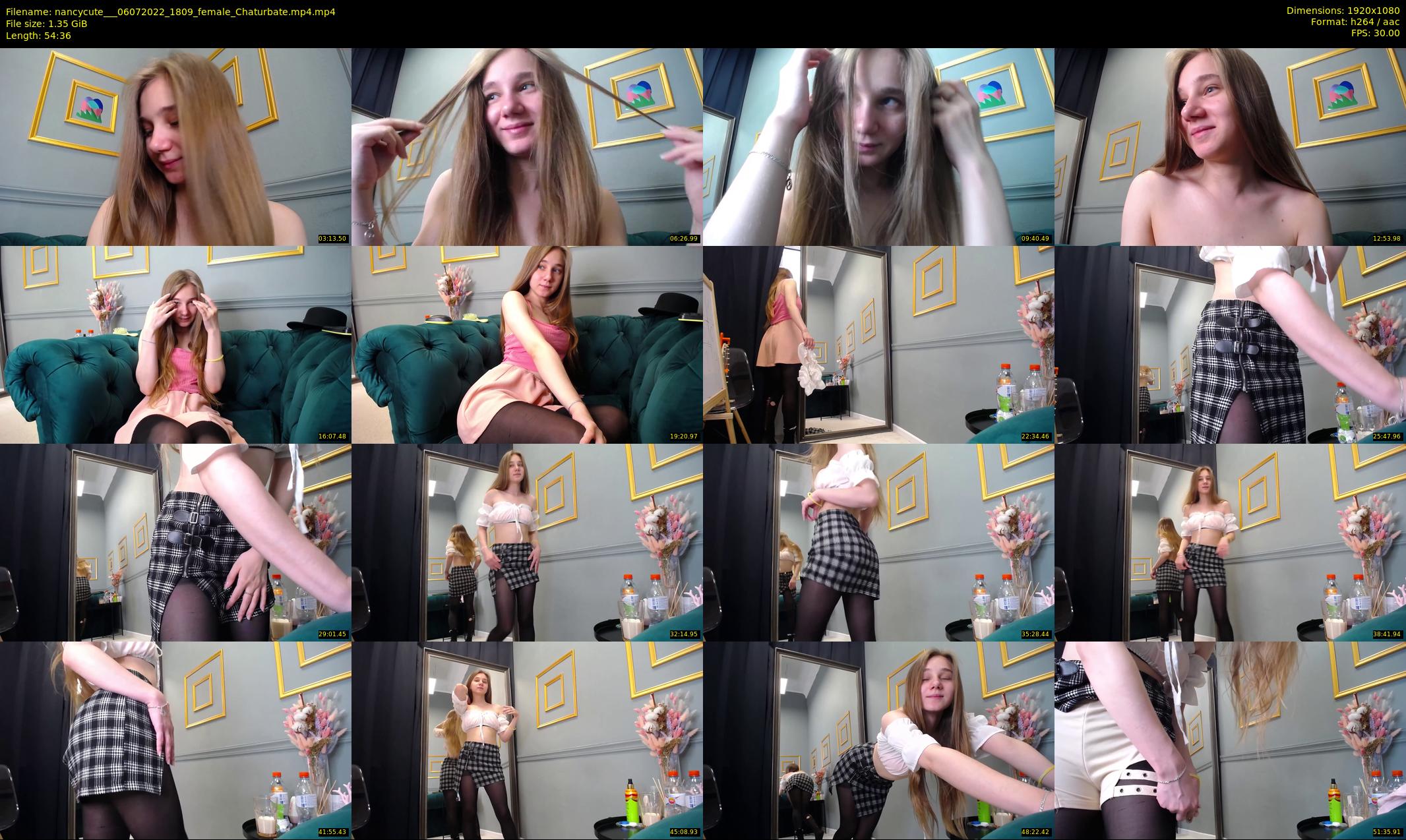 nancycute__ — 55 minute Chaturbate female cam show recording, 1080p, Jul 6, 2022