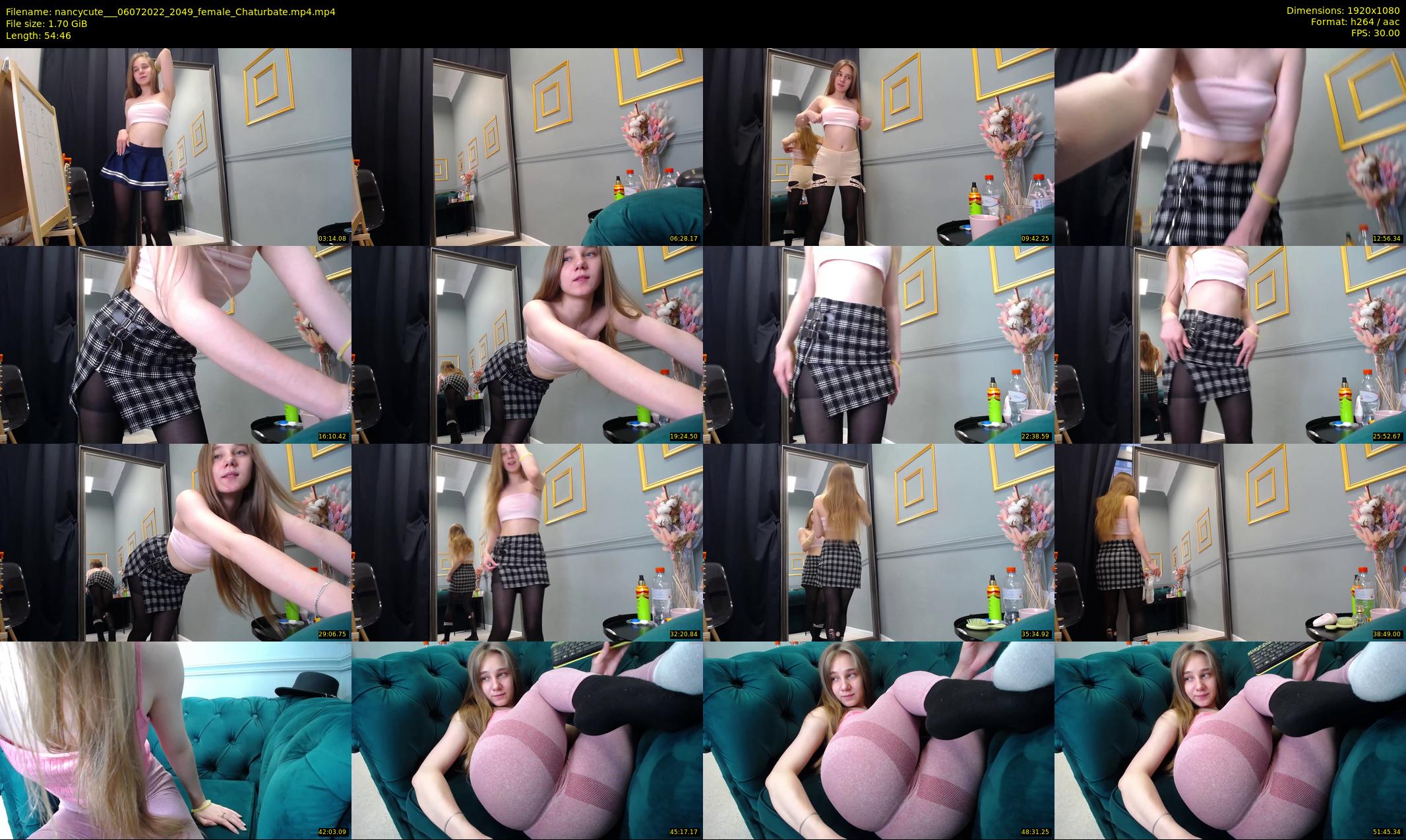 nancycute__ — 55 minute Chaturbate female cam show recording, 1080p, Jul 6, 2022