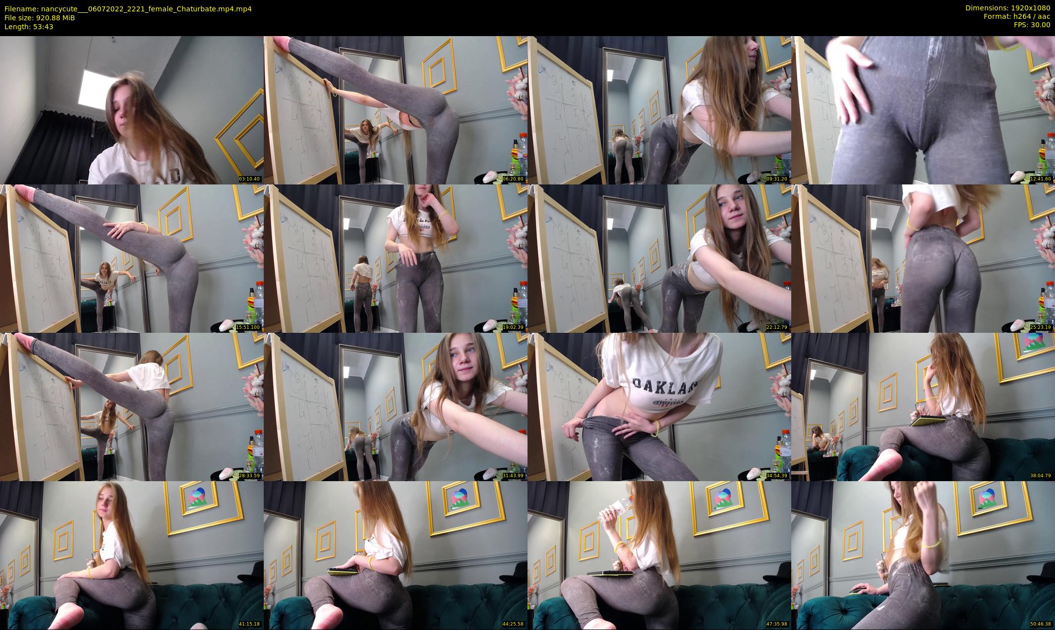 nancycute__ — 54 minute Chaturbate female cam show recording, 1080p, Jul 6, 2022