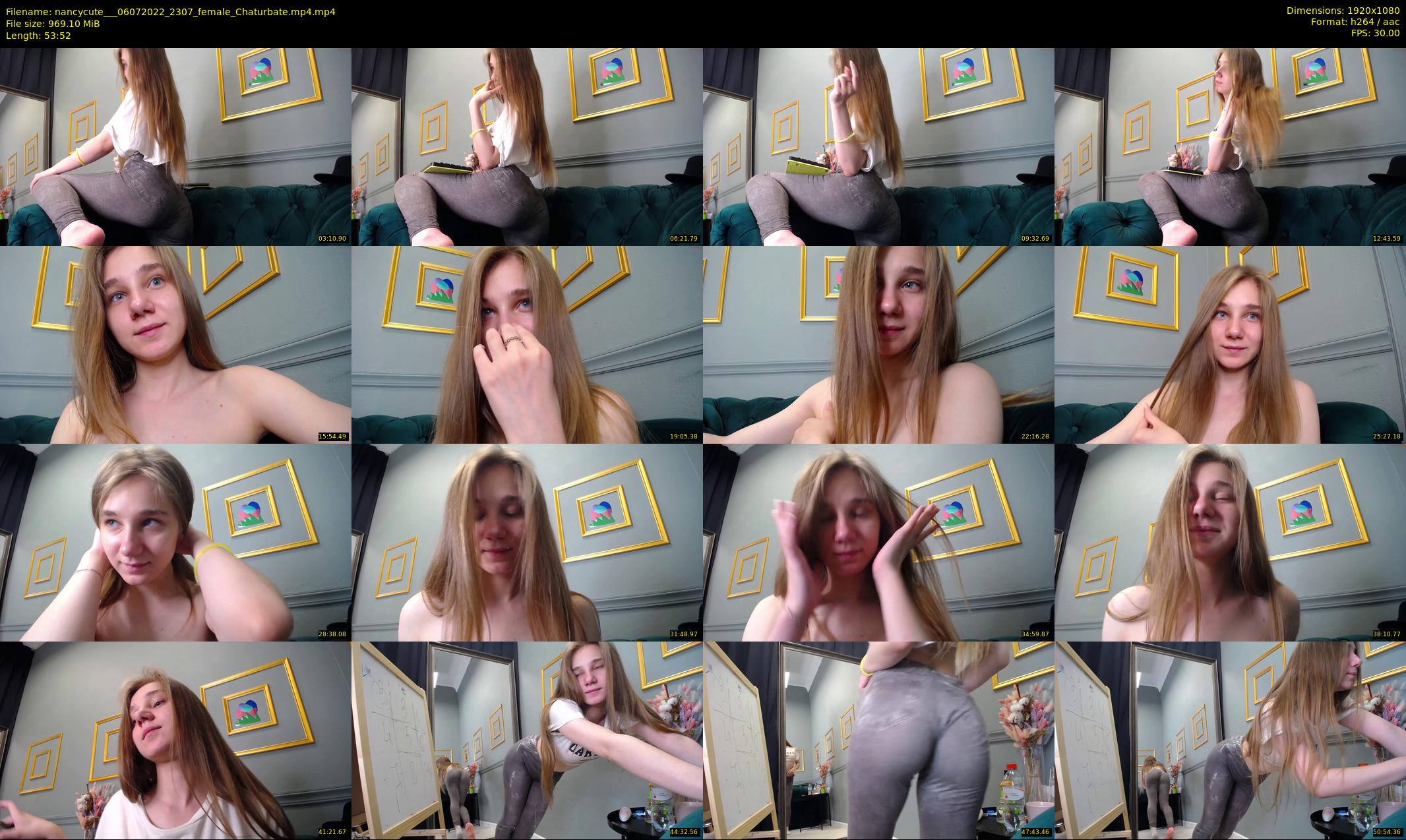 nancycute__ — 54 minute Chaturbate female cam show recording, 1080p, Jul 6, 2022