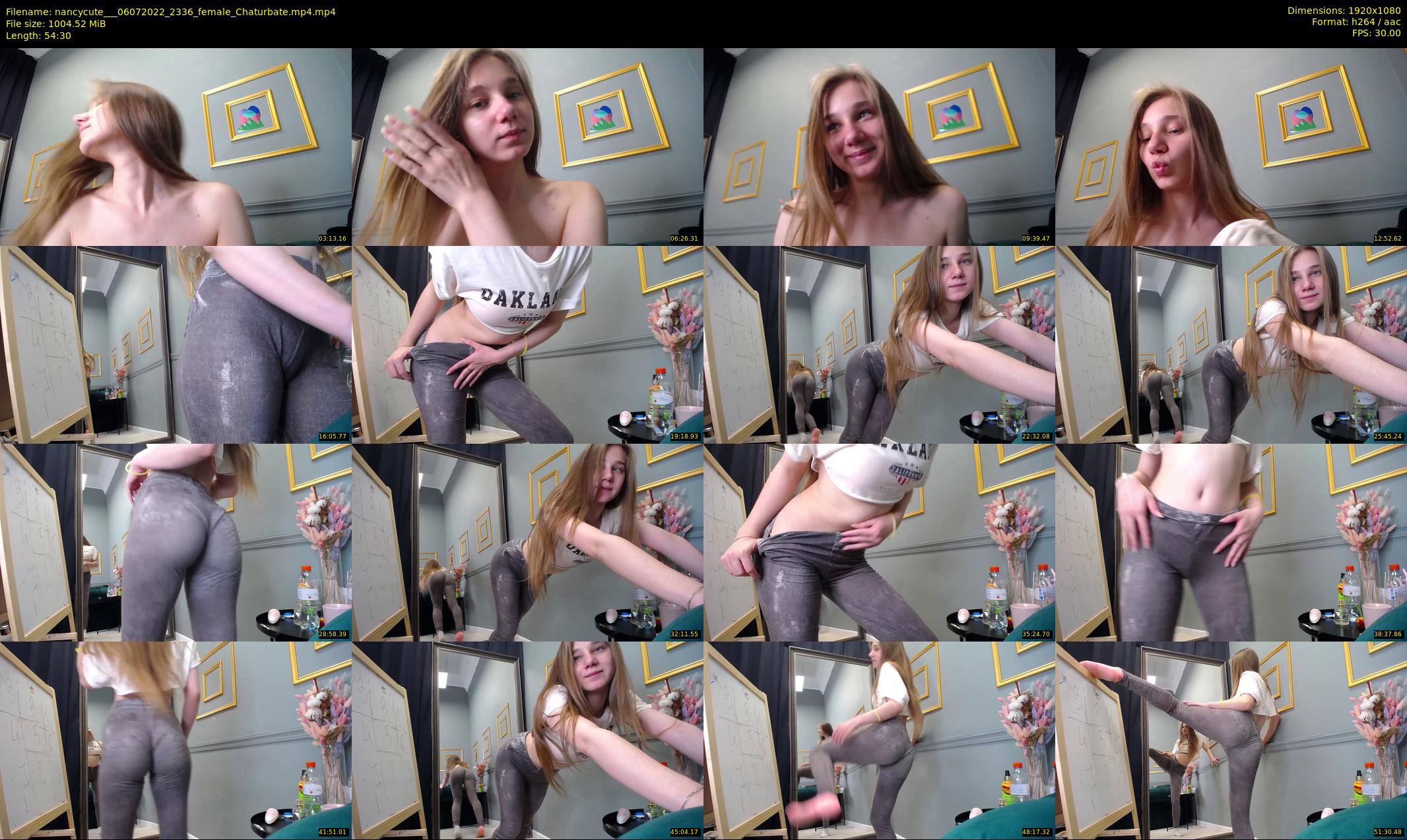 nancycute__ — 55 minute Chaturbate female cam show recording, 1080p, Jul 6, 2022