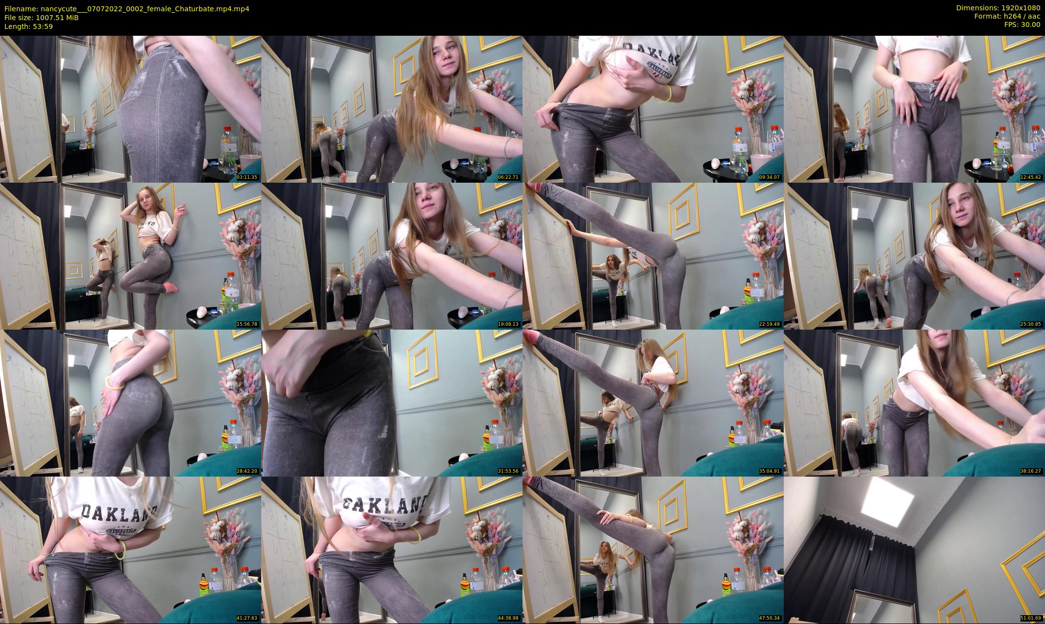 nancycute__ — 54 minute Chaturbate female cam show recording, 1080p, Jul 7, 2022