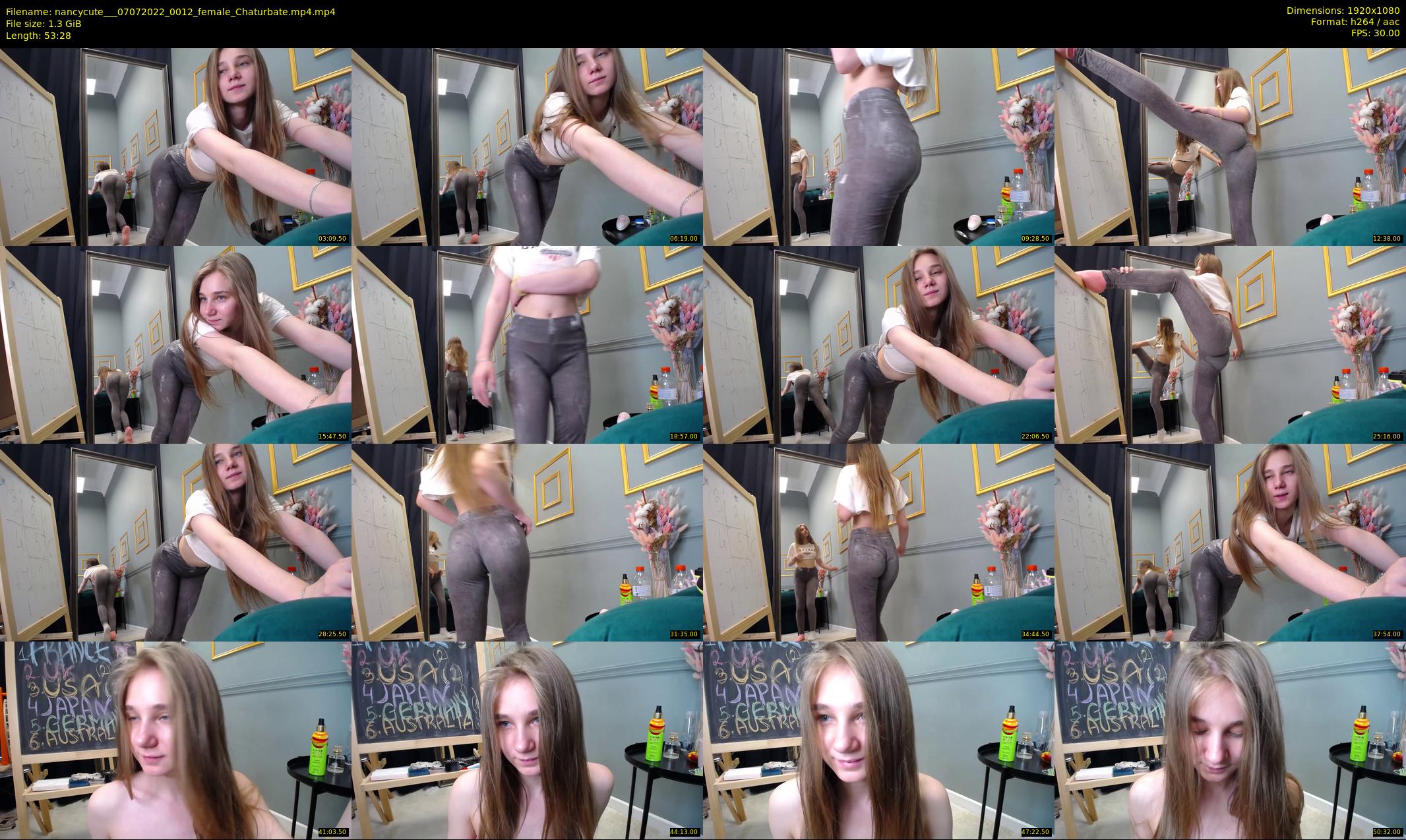 nancycute__ — 54 minute Chaturbate female cam show recording, 1080p, Jul 7, 2022