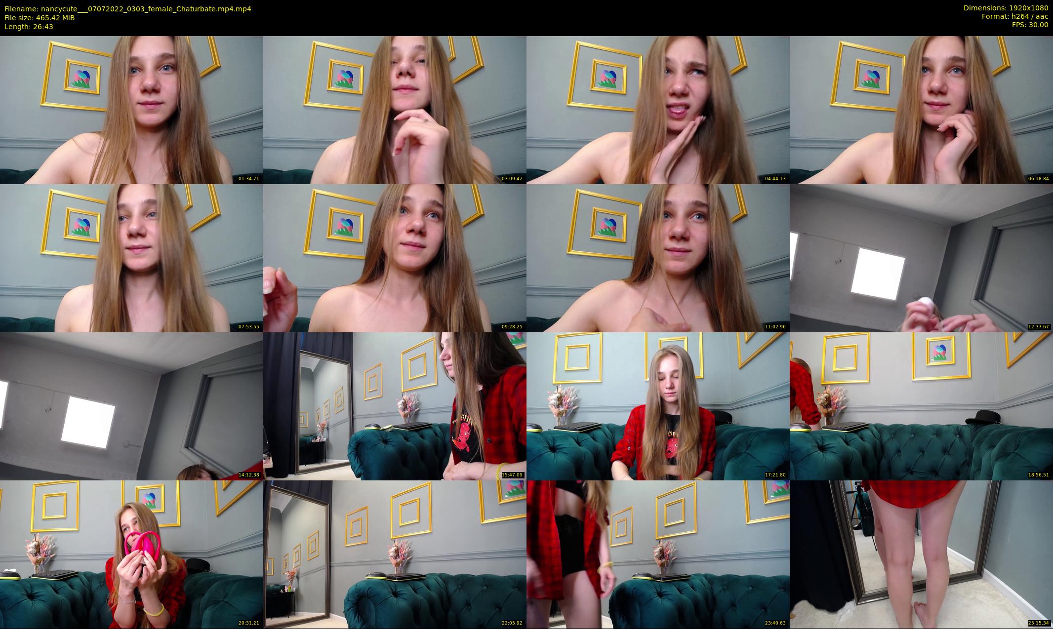 nancycute__ — 27 minute Chaturbate female cam show recording, 1080p, Jul 7, 2022
