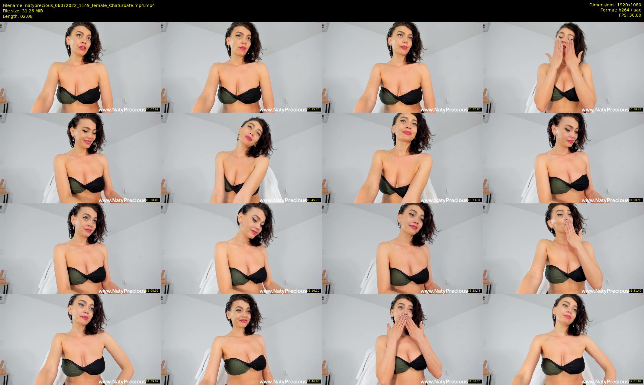 natyprecious — 3 minute Chaturbate female cam show recording, 1080p, Jul 6, 2022